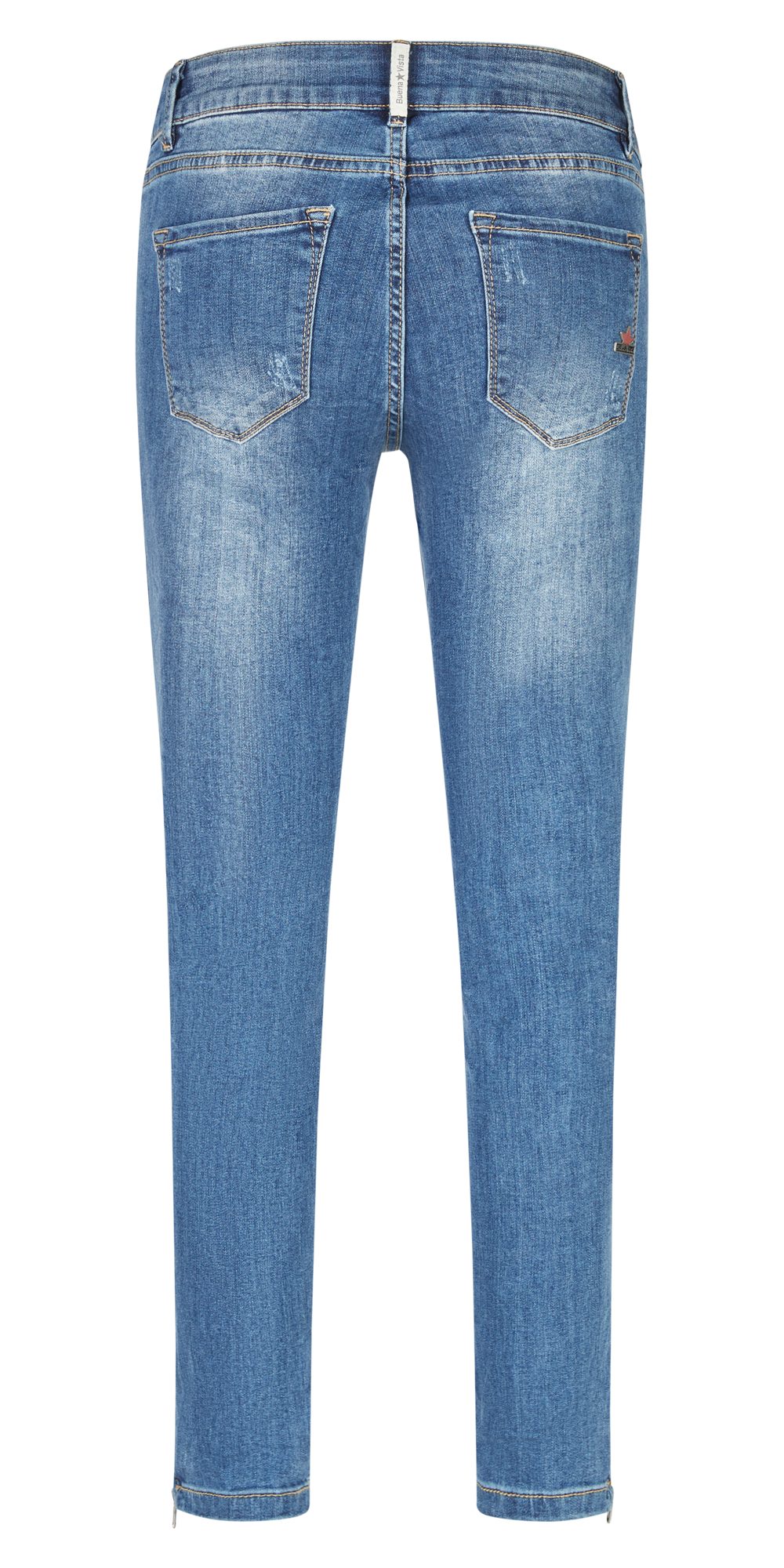 Buena Vista Regular-fit-Jeans ? Damen 7/8 Jeans ? Stretch Denim mit Zipper günstig online kaufen