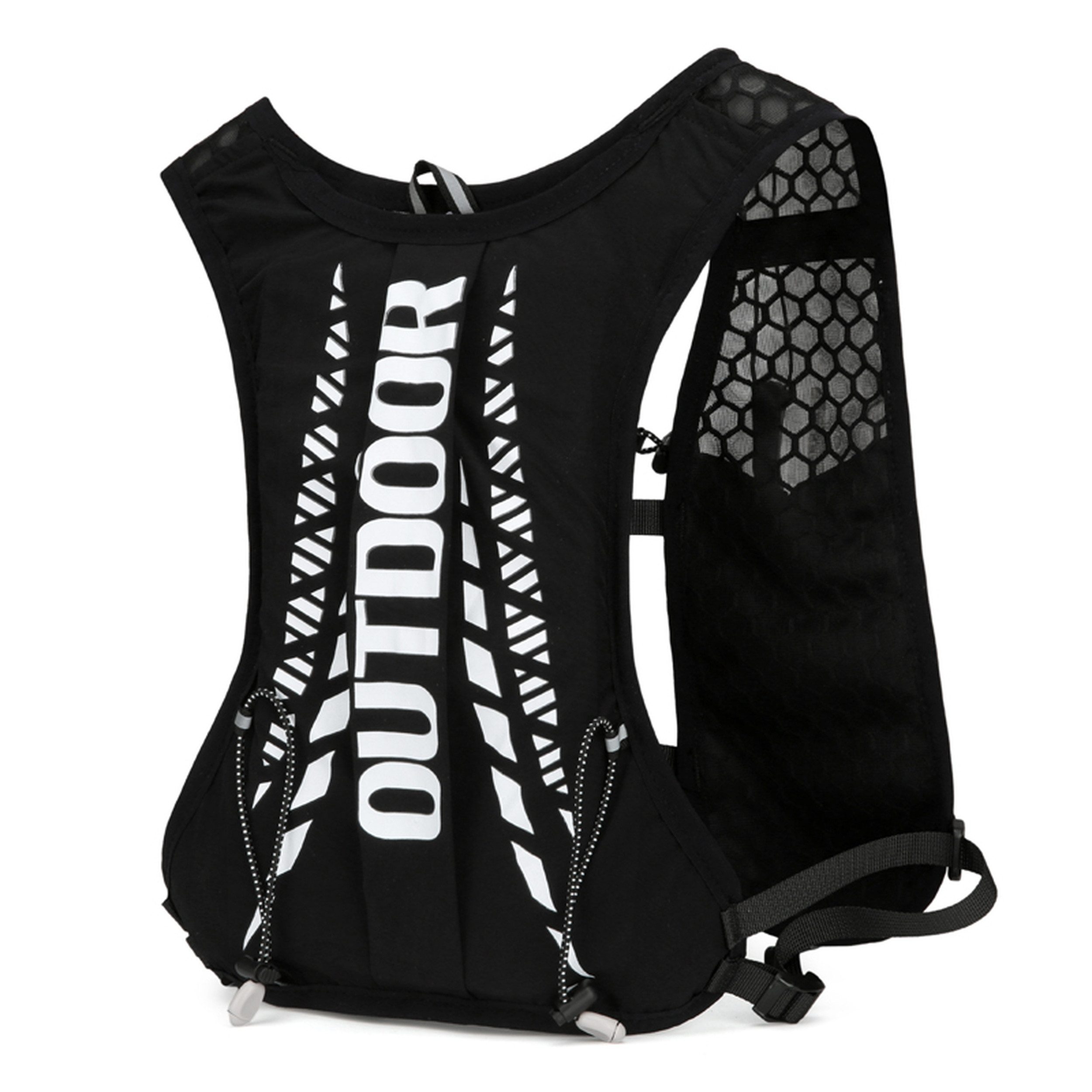 Maity Trinkrucksack 5L Laufweste Ultraleicht Wasserdicht Atmungsaktiv mit Reflektoren, Reflektierendes Design und ultraleicht