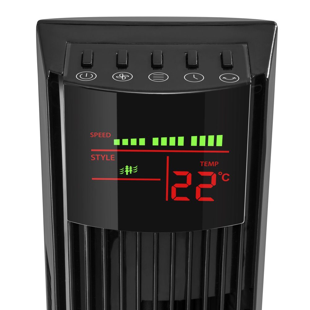 Luftkühler Watt 45 Fernbedienung T Leise 31 Turmventilator Ventilator TROTEC TVE