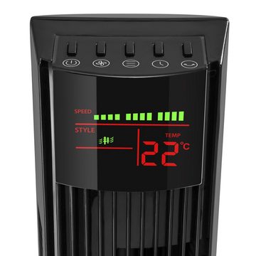 TROTEC Turmventilator TVE 31 T Ventilator Leise Luftkühler Fernbedienung 45 Watt