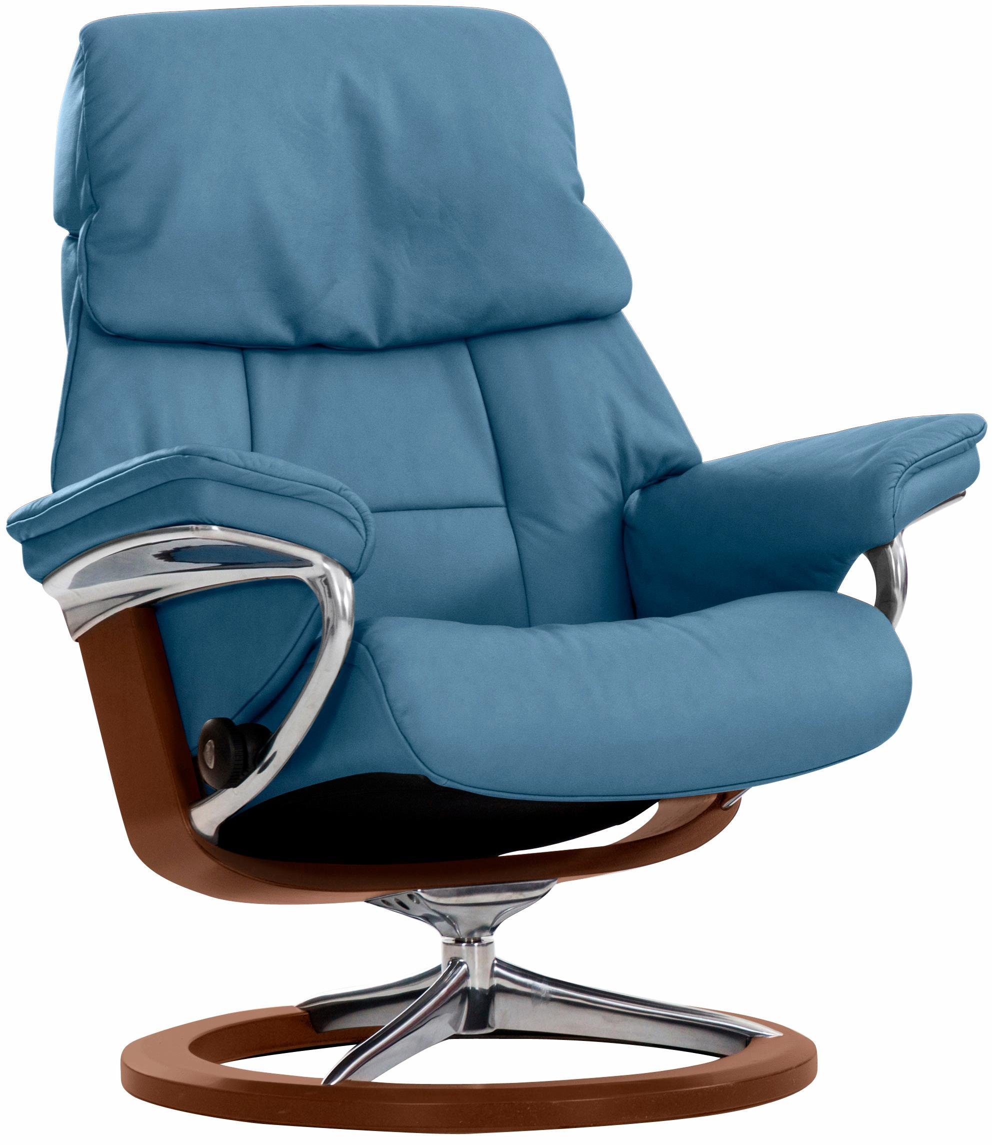 Stressless® Relaxsessel Ruby, mit Signature Base, Größe S, Gestell Eiche, Wenge, Braun & Schwarz