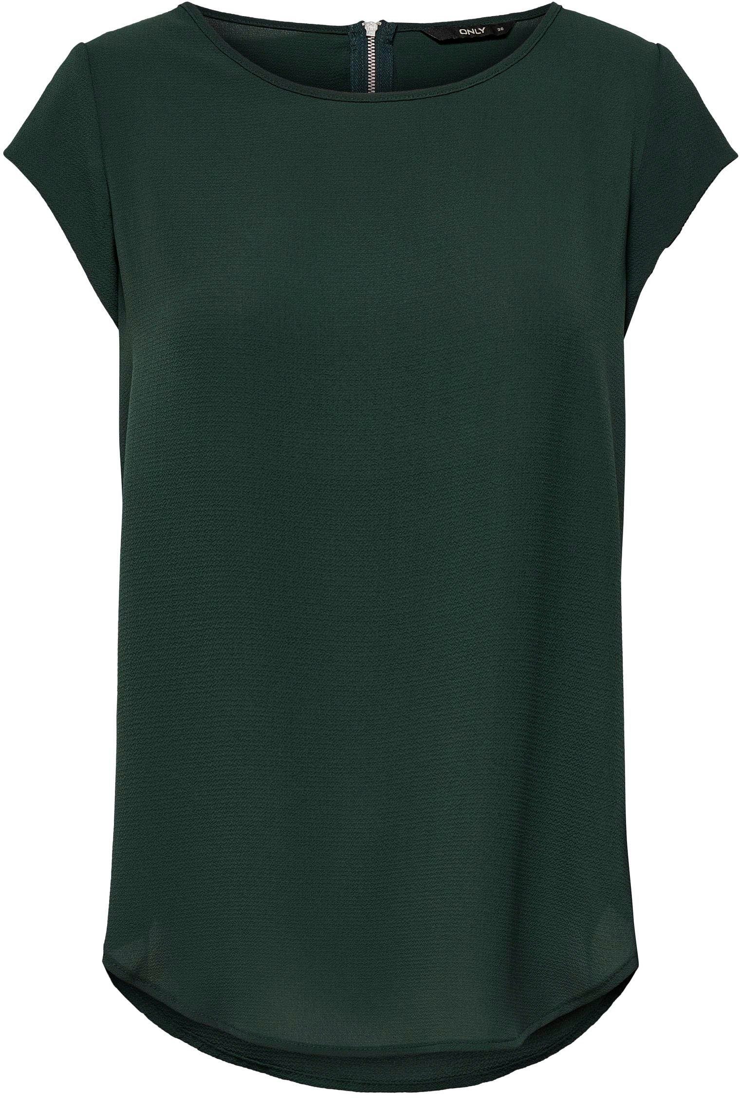 S/S ONLVIC PTM NOOS Kurzarmbluse Gables Green SOLID TOP ONLY