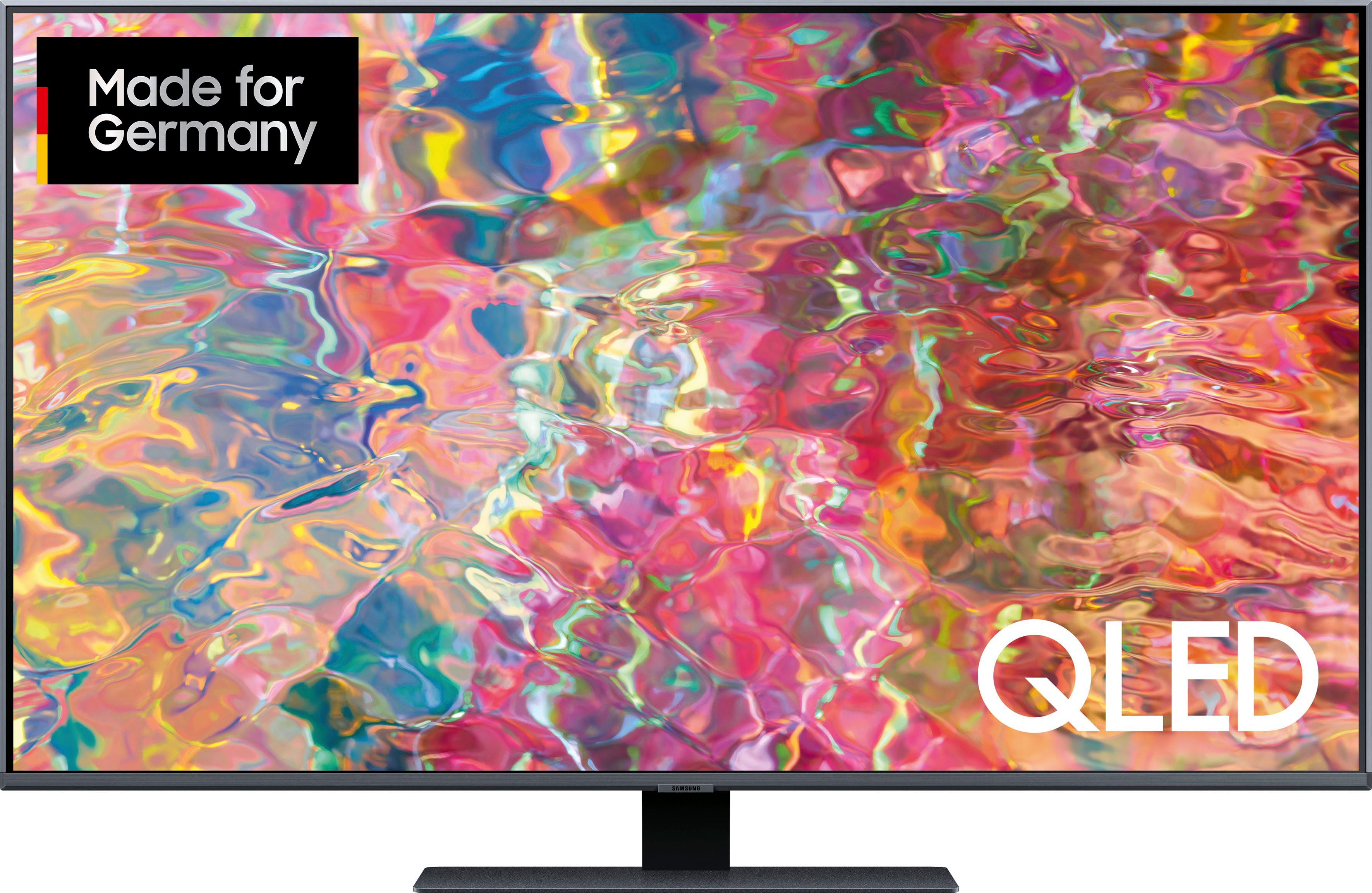 Samsung GQ50Q80BAT QLED-Fernseher (125 cm/50 Zoll, Smart-TV, Google TV,  Quantum Processor 4K, Quantum