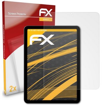 atFoliX Schutzfolie für Apple iPad Air 2022, (2 Folien), Entspiegelnd und stoßdämpfend