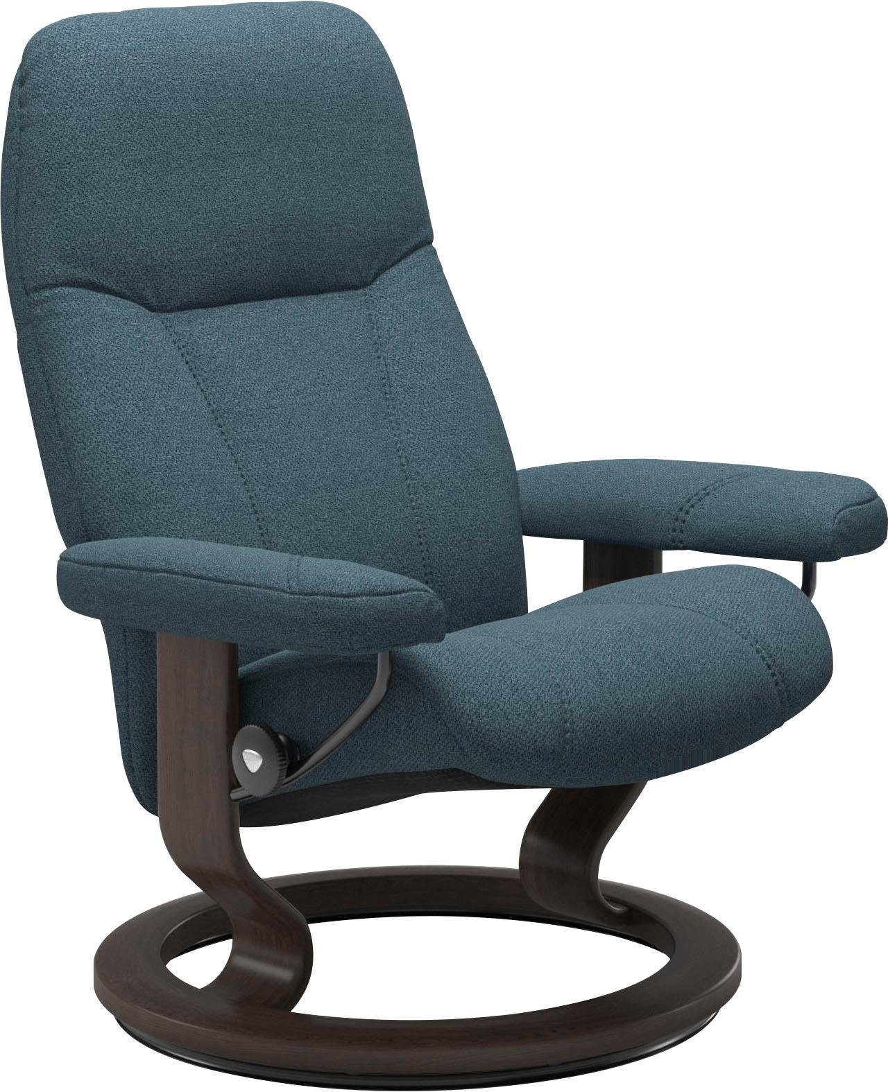 Stressless® Relaxsessel Consul, mit Wenge Base, Größe S, Classic Gestell