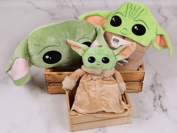 Kopfkissen Grünes, weiches Kissen Baby Yoda, DISNEY 30x35 cm, Sarcia.eu