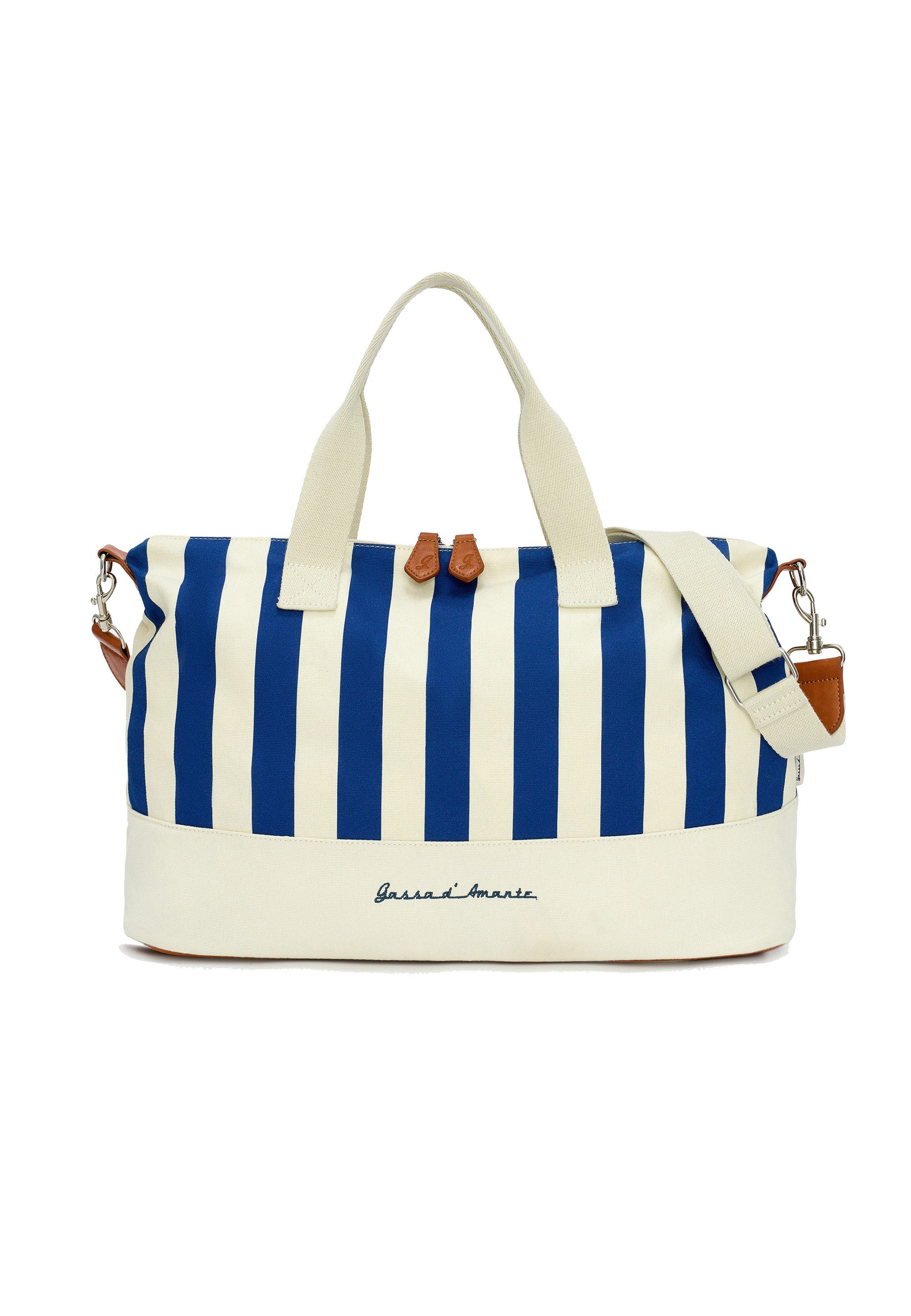 Gassa d'Amante Henkeltasche Forte dei Marmi, mit Doppelgriff und Schultergurt