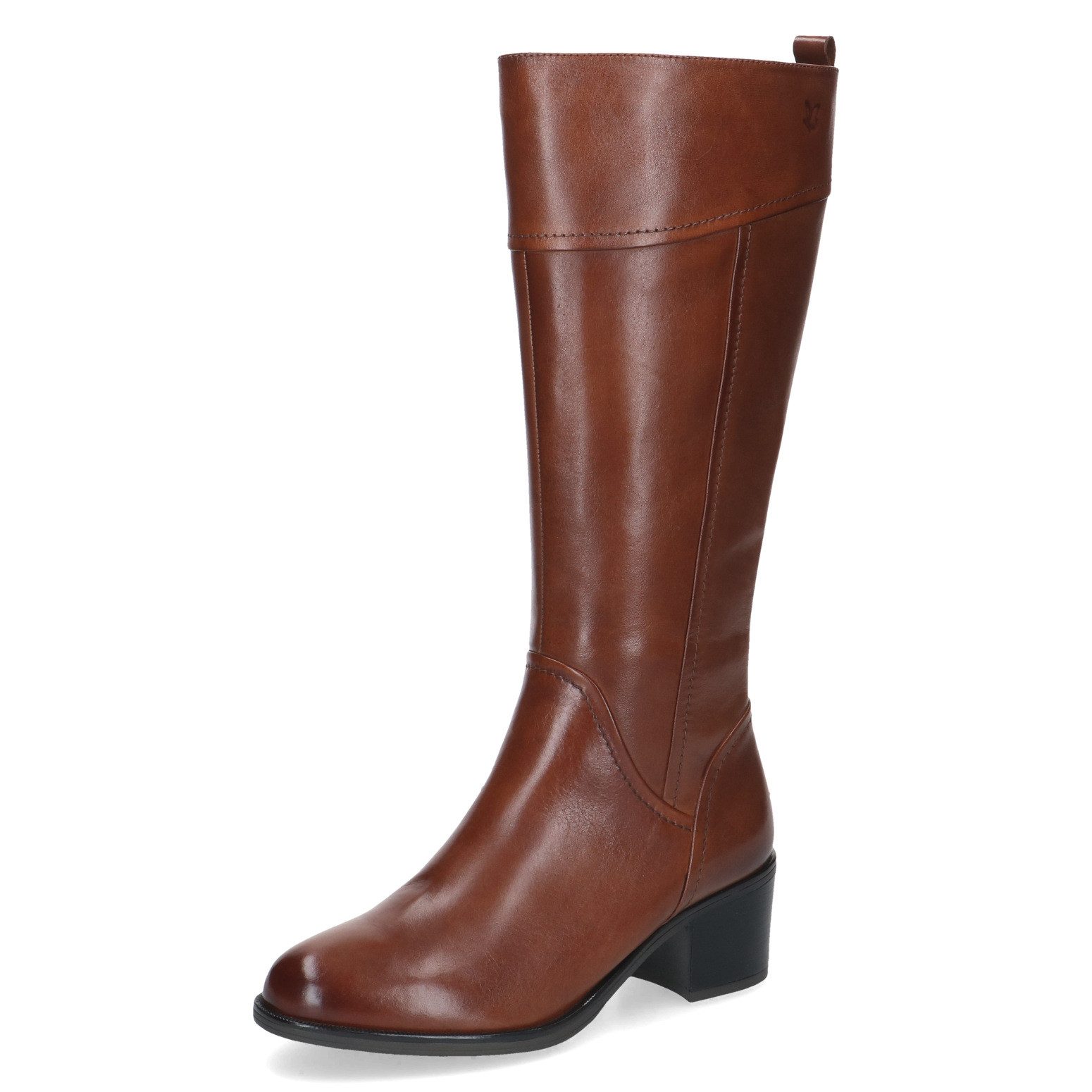 Caprice Stiefel Blockabsatz, Langschaftstiefel mit praktischem Innenreißverschluss