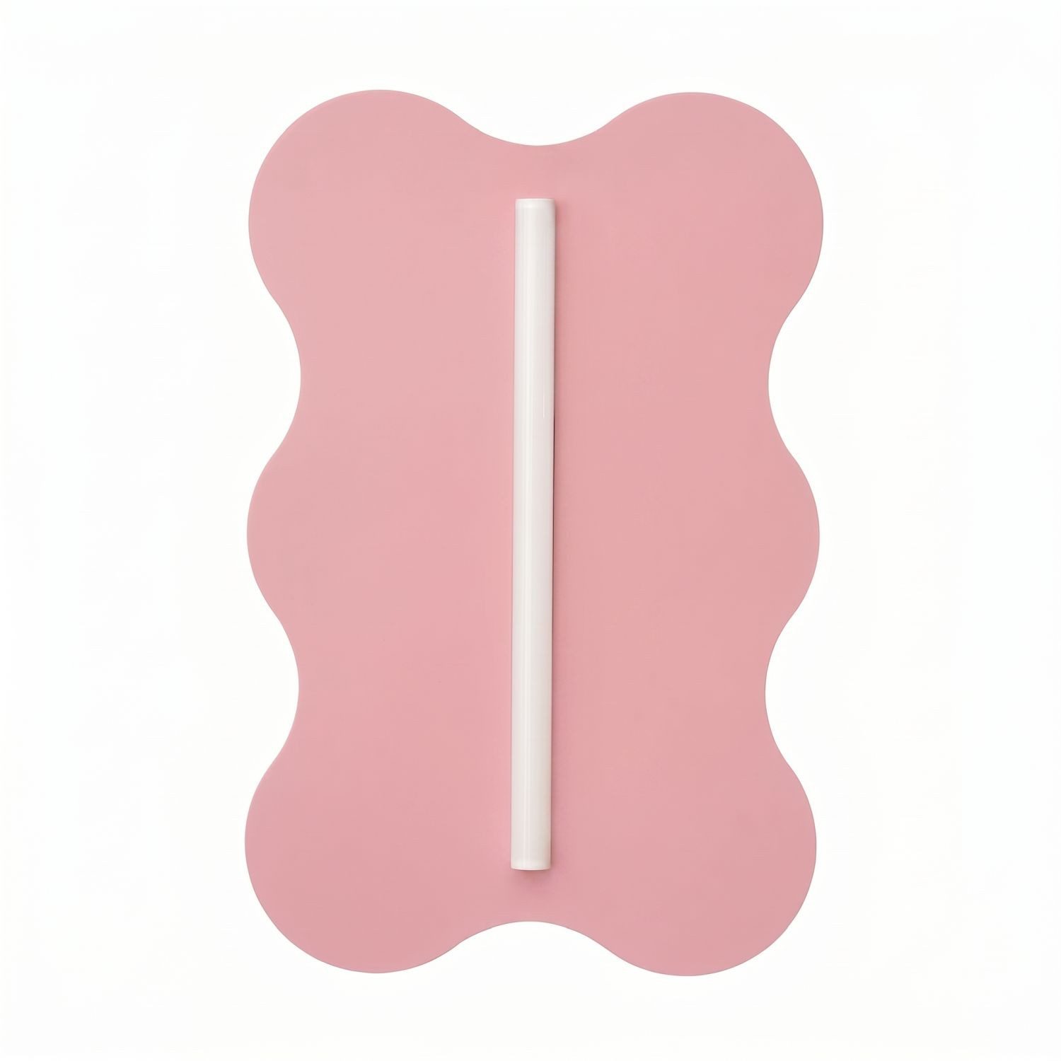 Licht-Erlebnisse Wandleuchte LENZ, ohne Leuchtmittel, Metall H: 66 cm Pink Modern