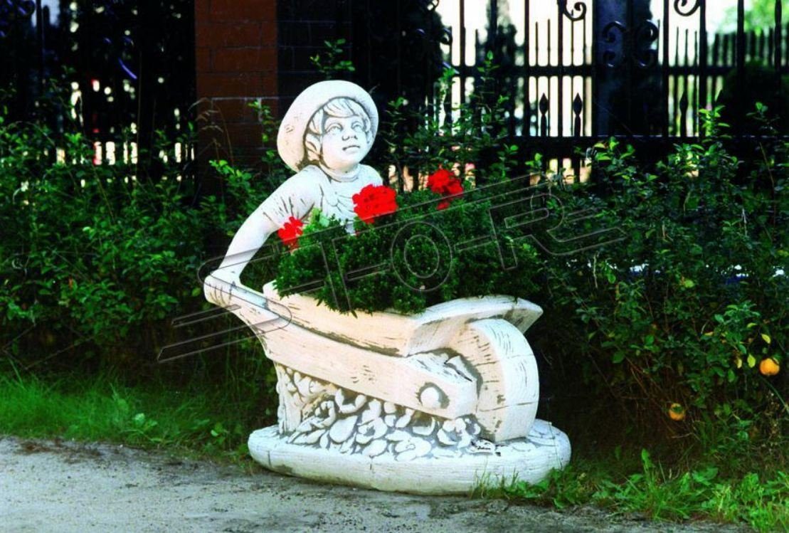 Kübel Pflanz JVmoebel Blumenkübel Skulptur Figur Vasen Blumentöpfe Garten Gefäss
