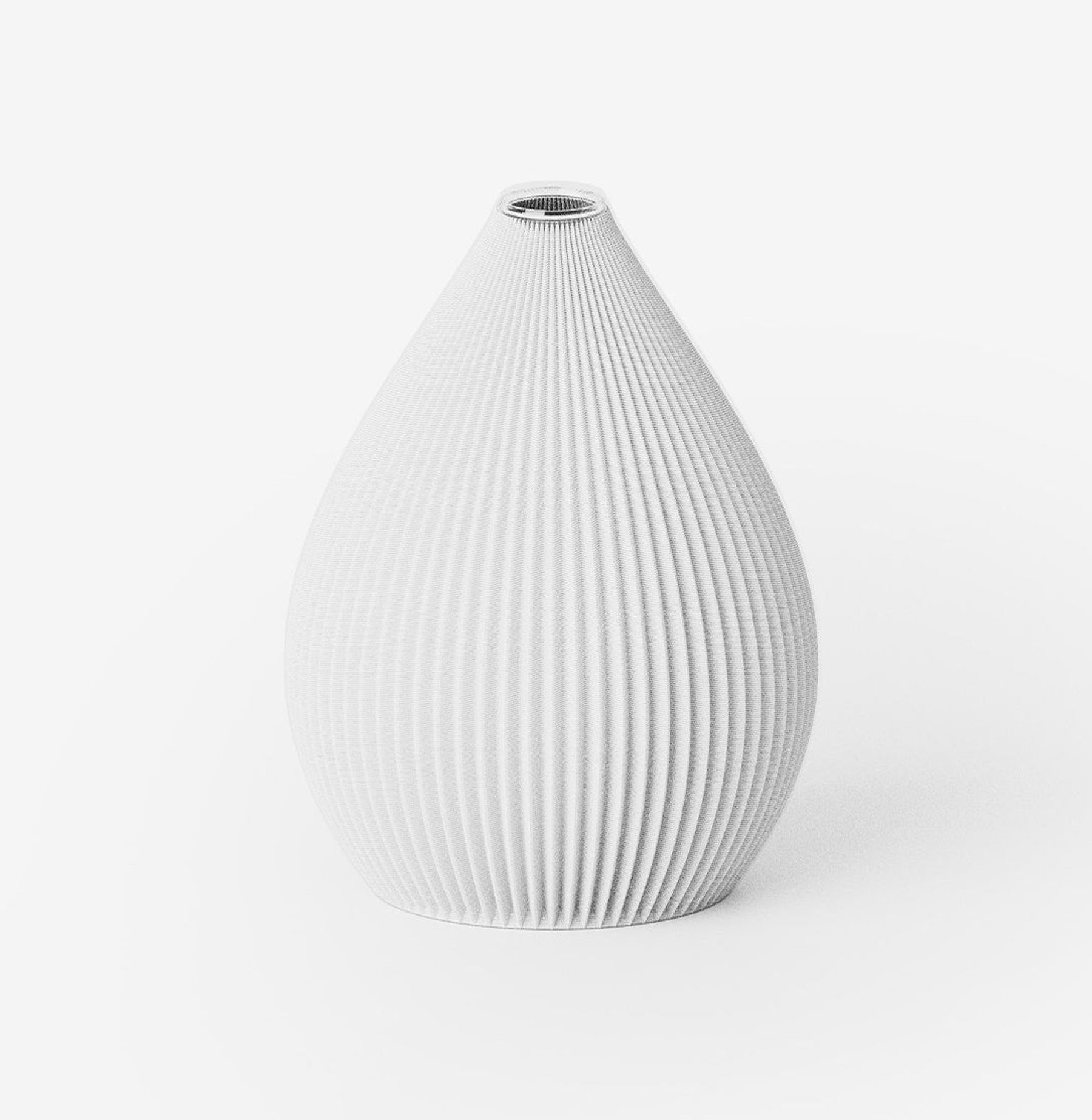 recozy+ Tischvase blumenvase balloon mini artic white Ø 9 x 12 cm