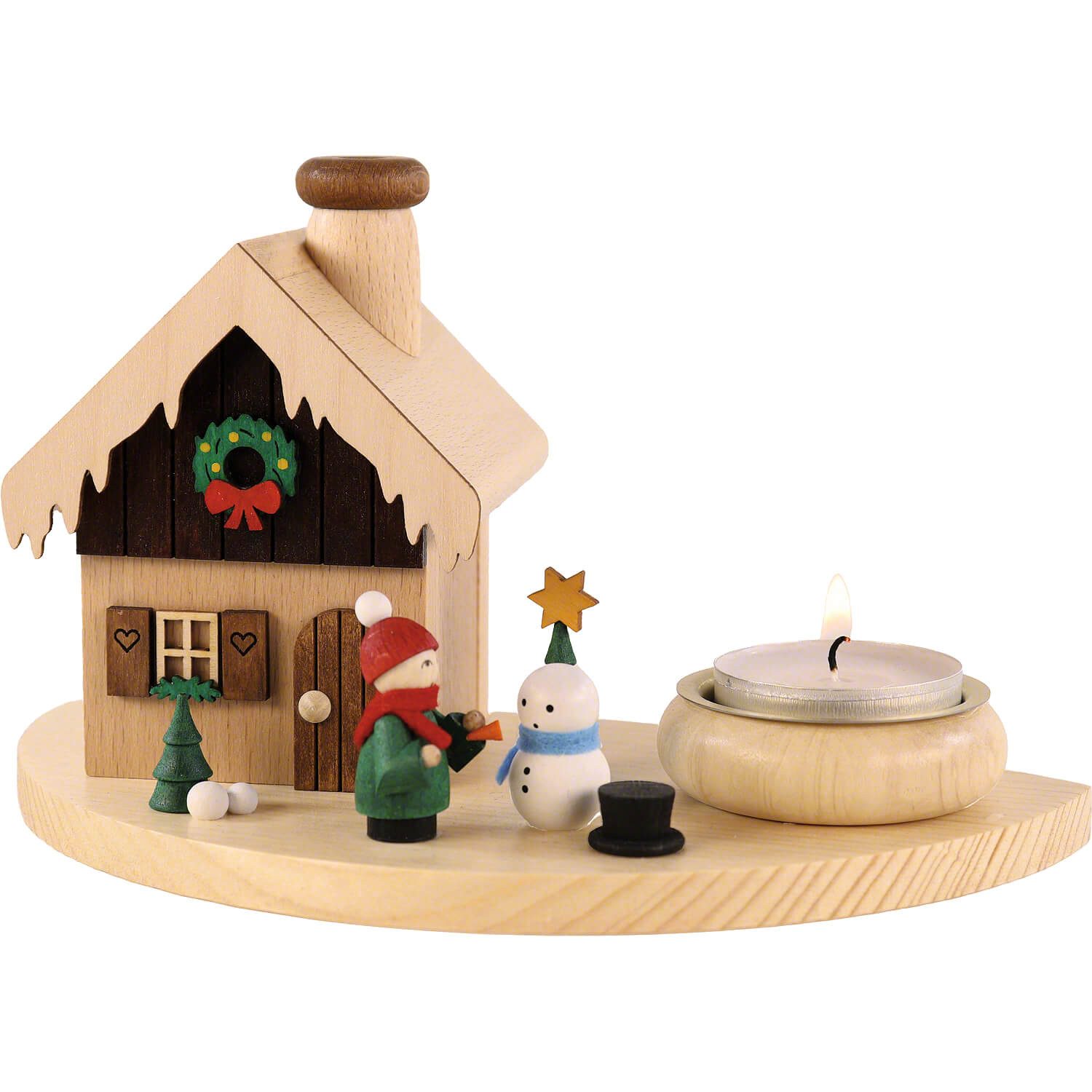 Ullrich Kunsthandwerk Фигурка курильщик Rauchhaus Adventszeit (10,5cm) von Ullrich Kunsthandwerk