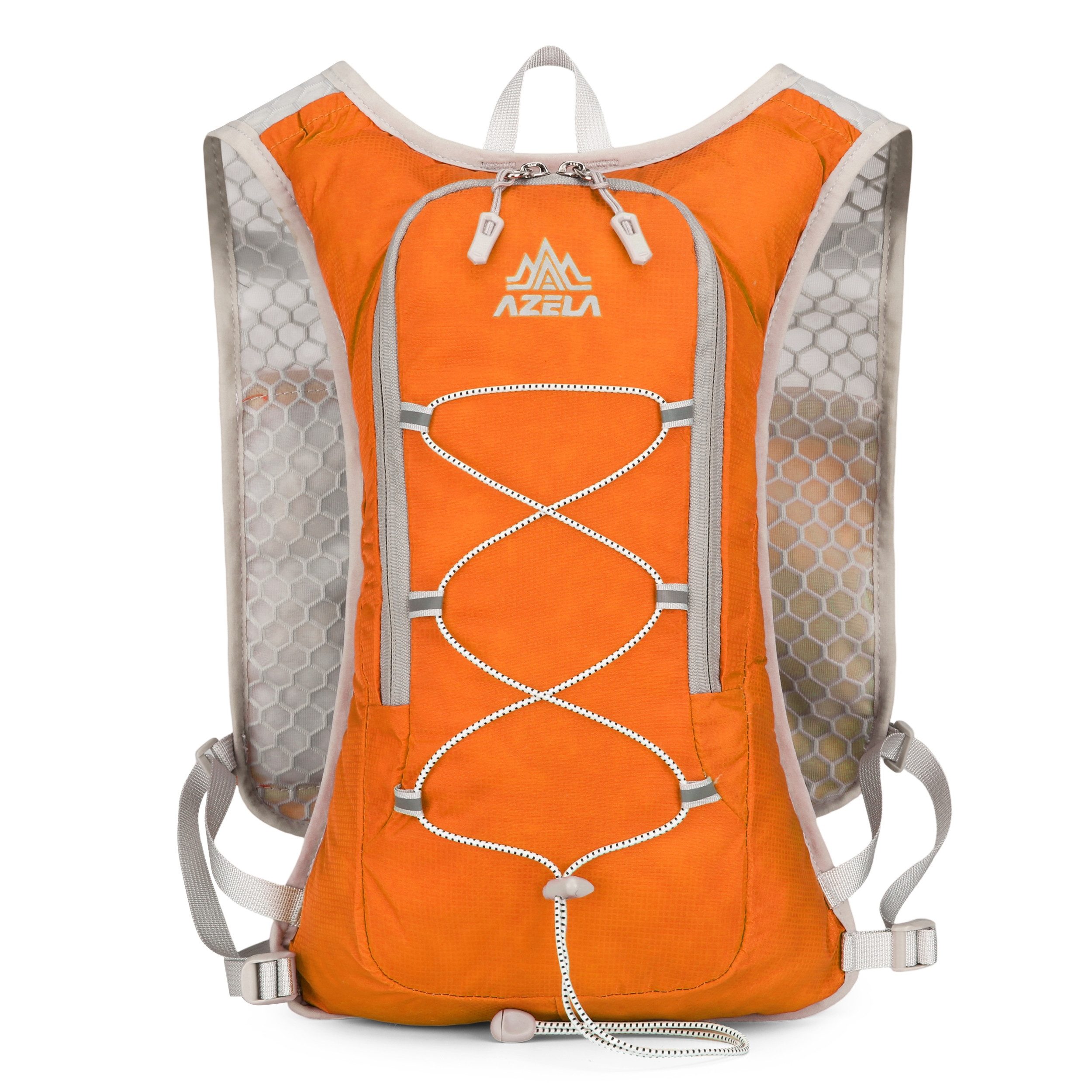 Maity Trinkrucksack 5L Laufweste Ultraleicht Wasserdicht Atmungsaktiv mit Reflektoren, Reflektierendes Design und ultraleicht