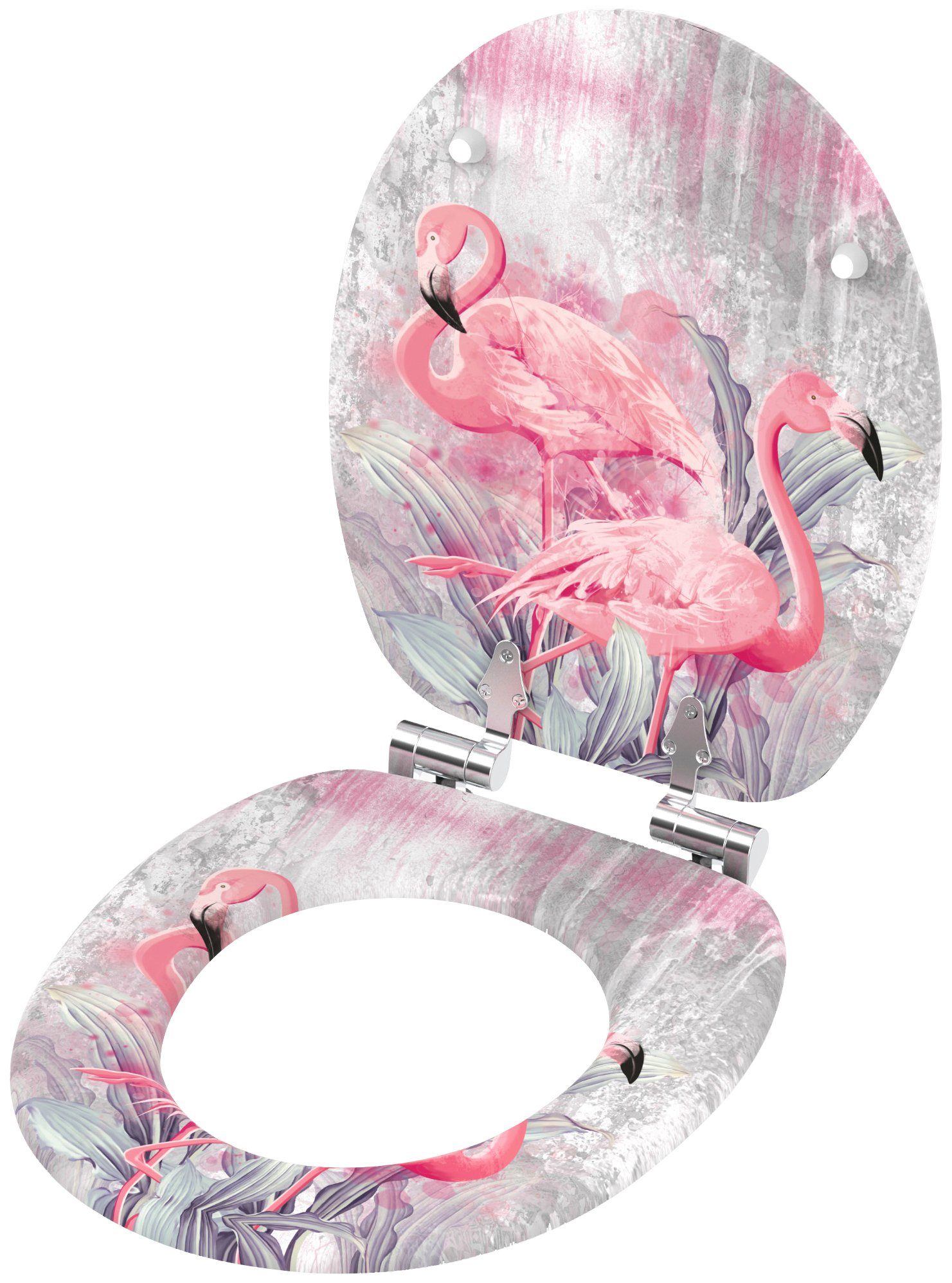 Sanilo WC-Sitz Flamingo, mit Absenkautomatik, BxL: günstig online kaufen