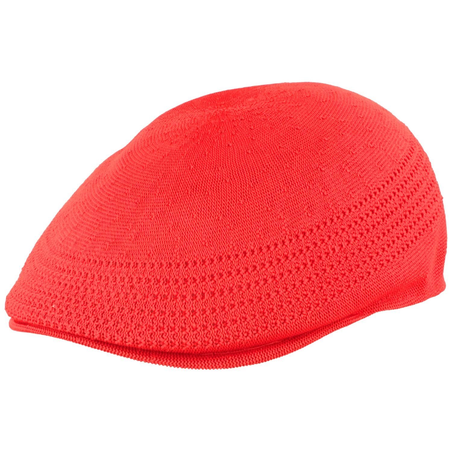 luftig Tropic Ventair leicht, Flatcap Kangol SC613-rot Schiebermütze 507