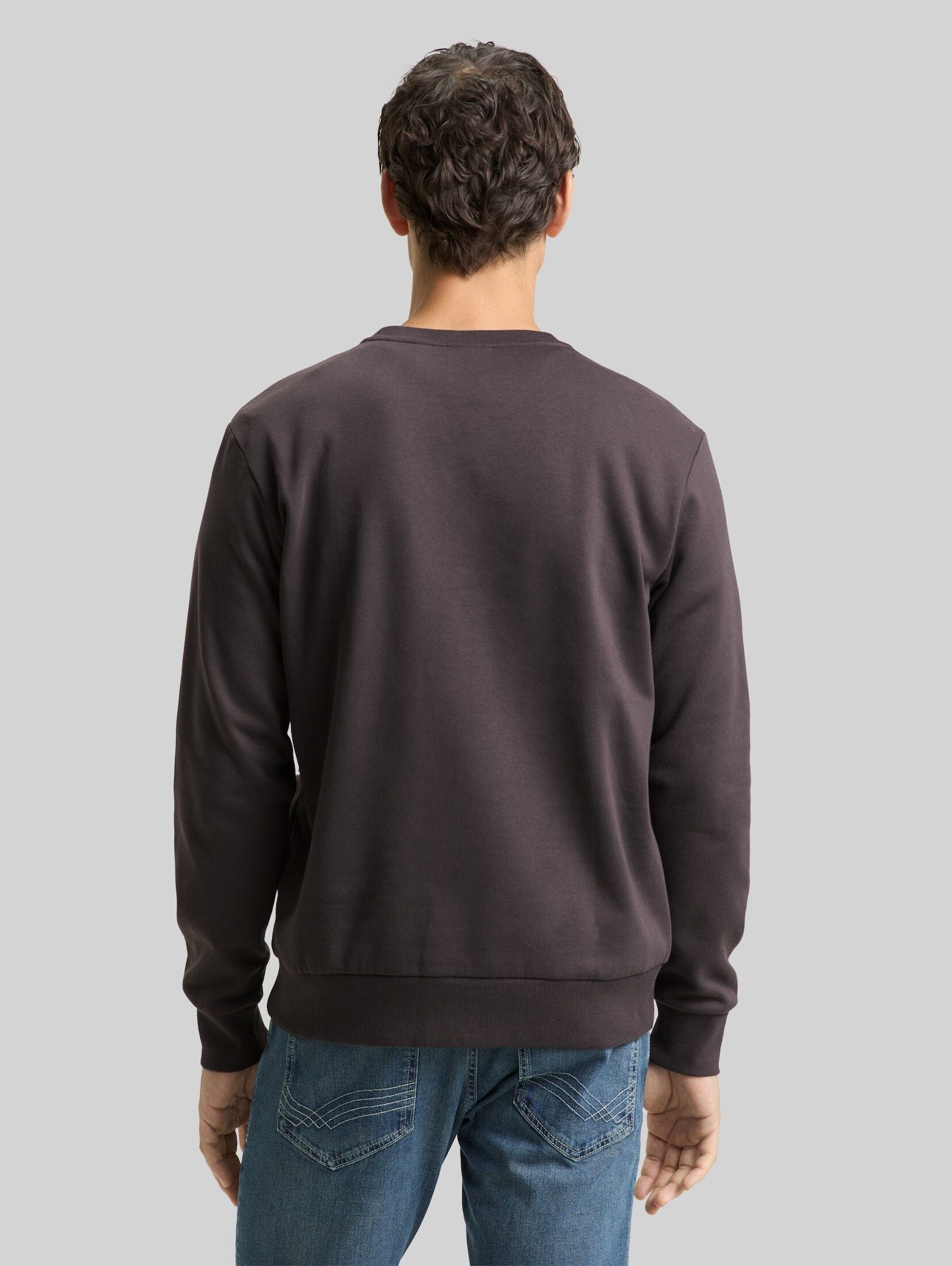 TOM TAILOR Sweatshirt Strick & Sweatshirts Sweatshirt mit Logo-Print – Bild 3 von 5