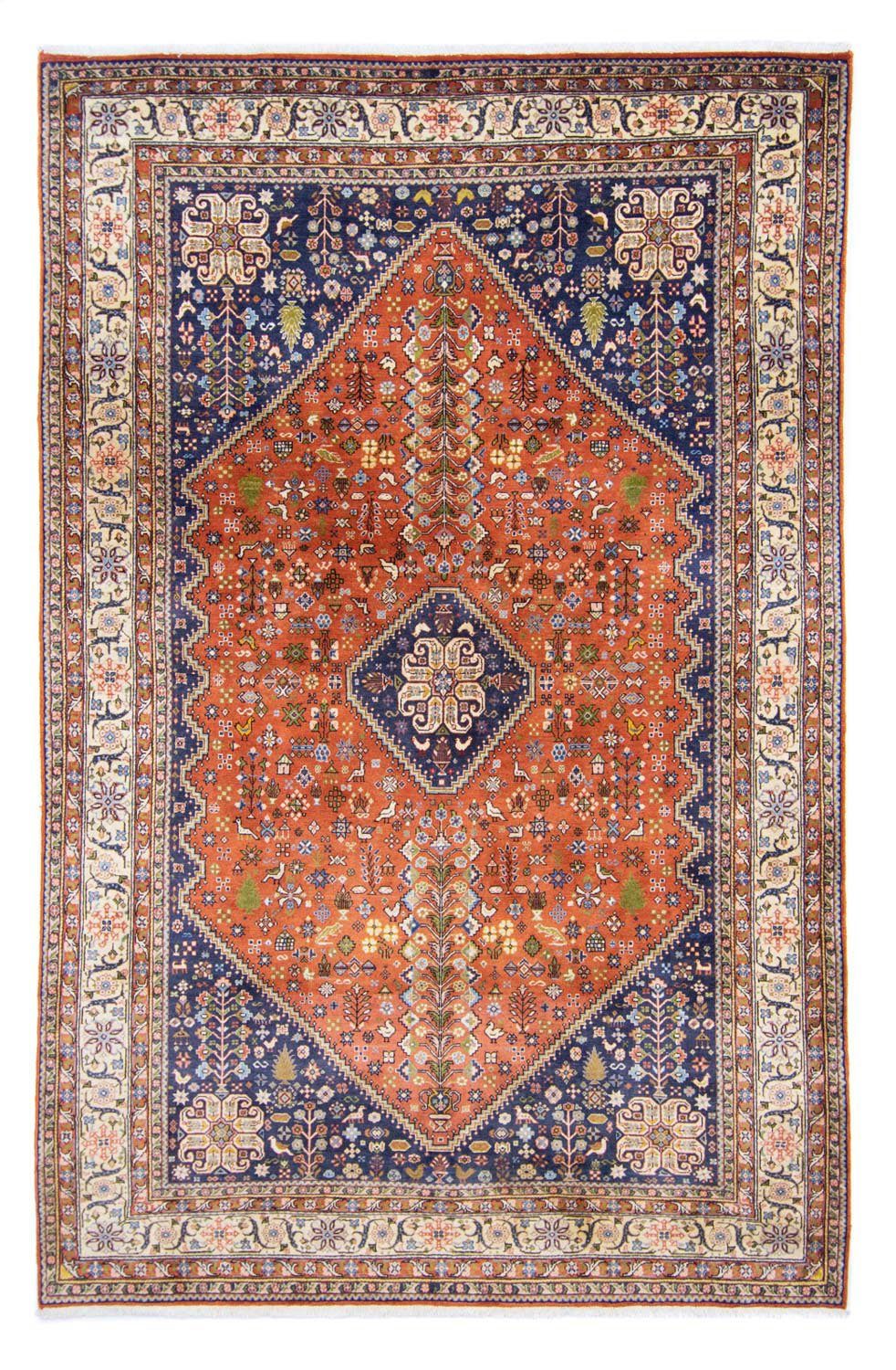 Wollteppich Abadeh Medaillon Ruggine 316 x 198 cm, morgenland, rechteckig, Höhe: 10 mm, Unikat mit Zertifikat