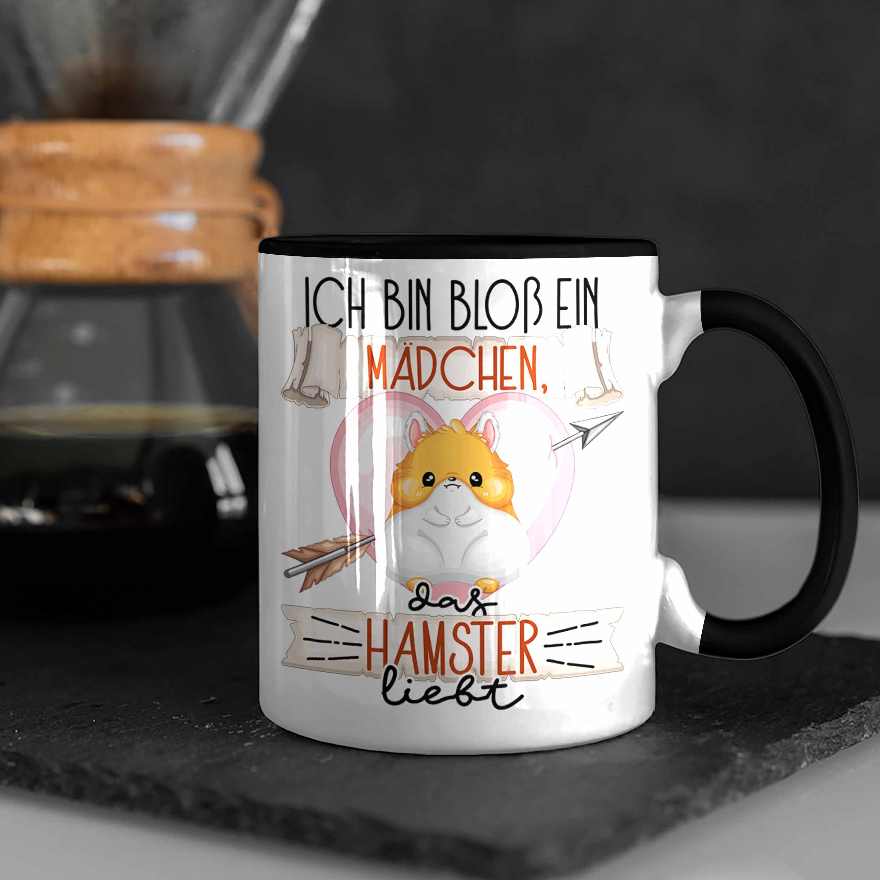 Hamster Bin Geschenk Ich Frauen Ein Bloß Schwarz Lie Mädchen Trendation Tasse Tasse Das Hamster