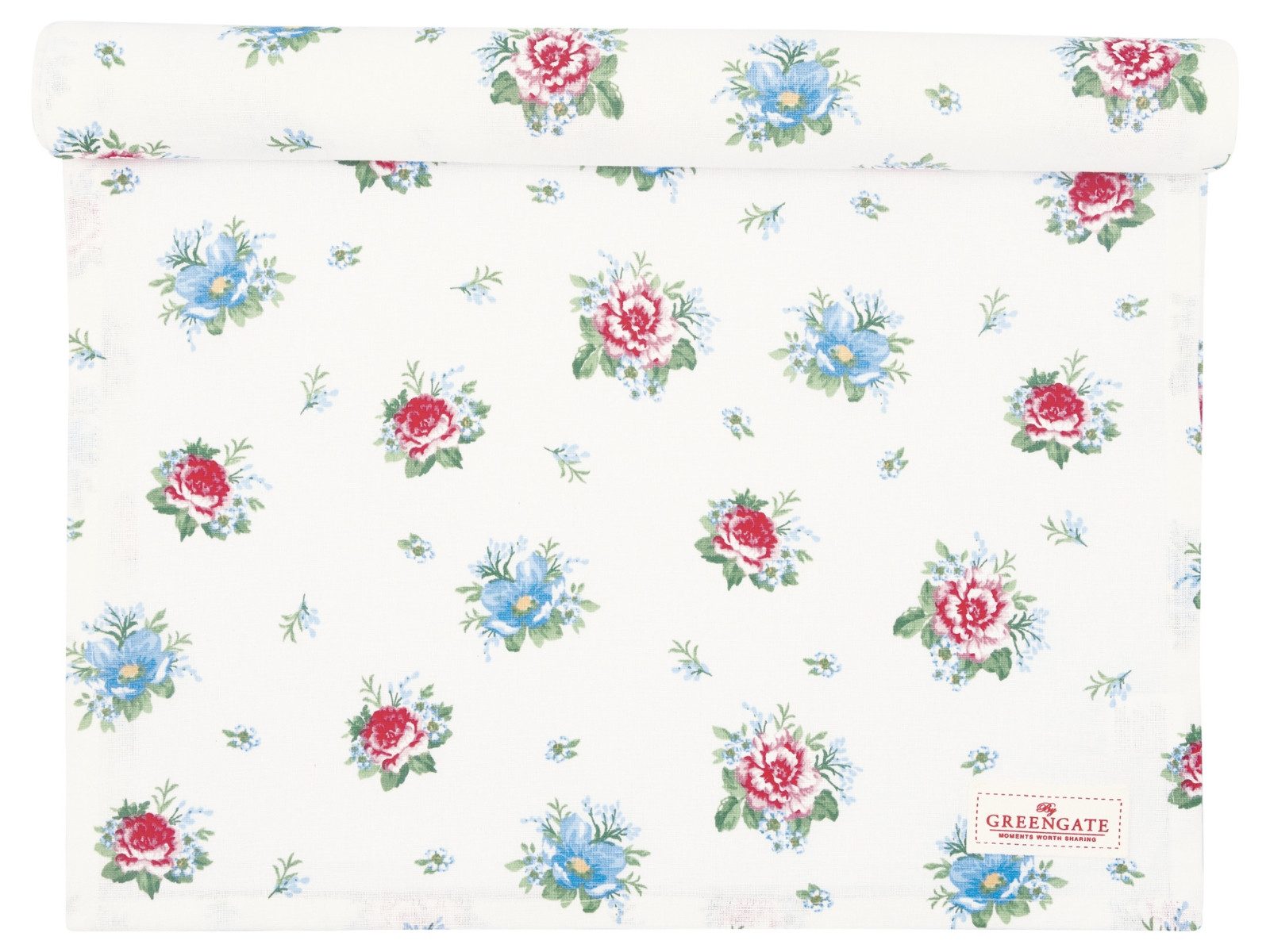 Greengate Tischläufer Alivia Tischläufer white 140x45cm