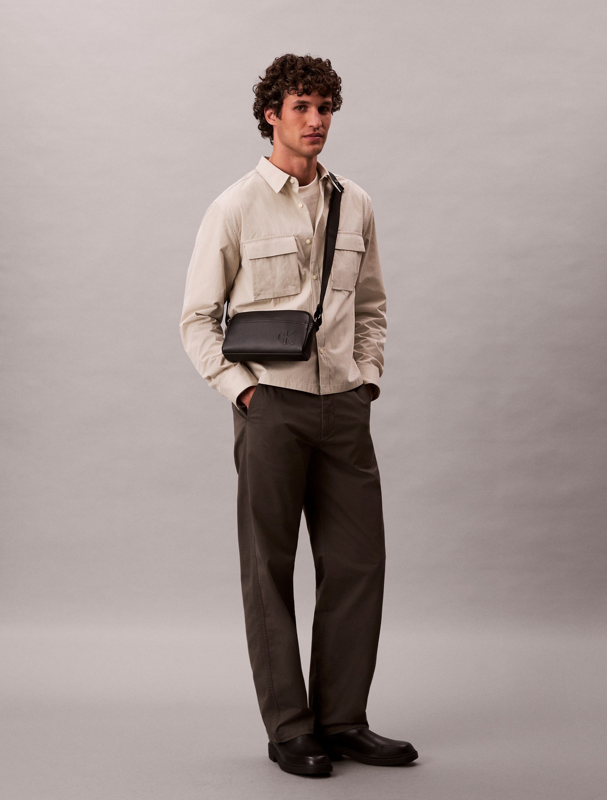 Calvin Klein Kameratasche CK CAMERA BAG, Herren Minibag, Umhängetasche, Schultertasche, Bodybag mit CK-Logo