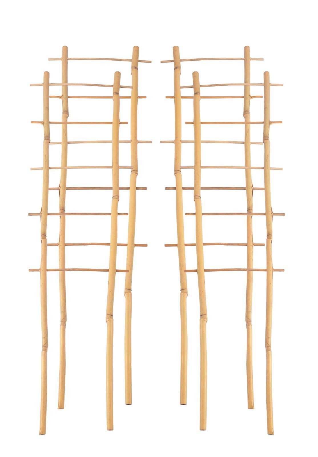 Grüner Jan Spalier 4x Bambusspalier 60cm Rankhilfe Blumenstütze Rankgitter Kletterhilfe S