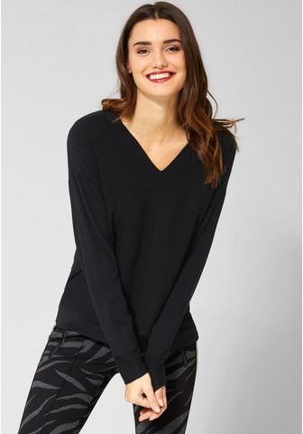 STREET ONE Пуловер с V-образным вырезом