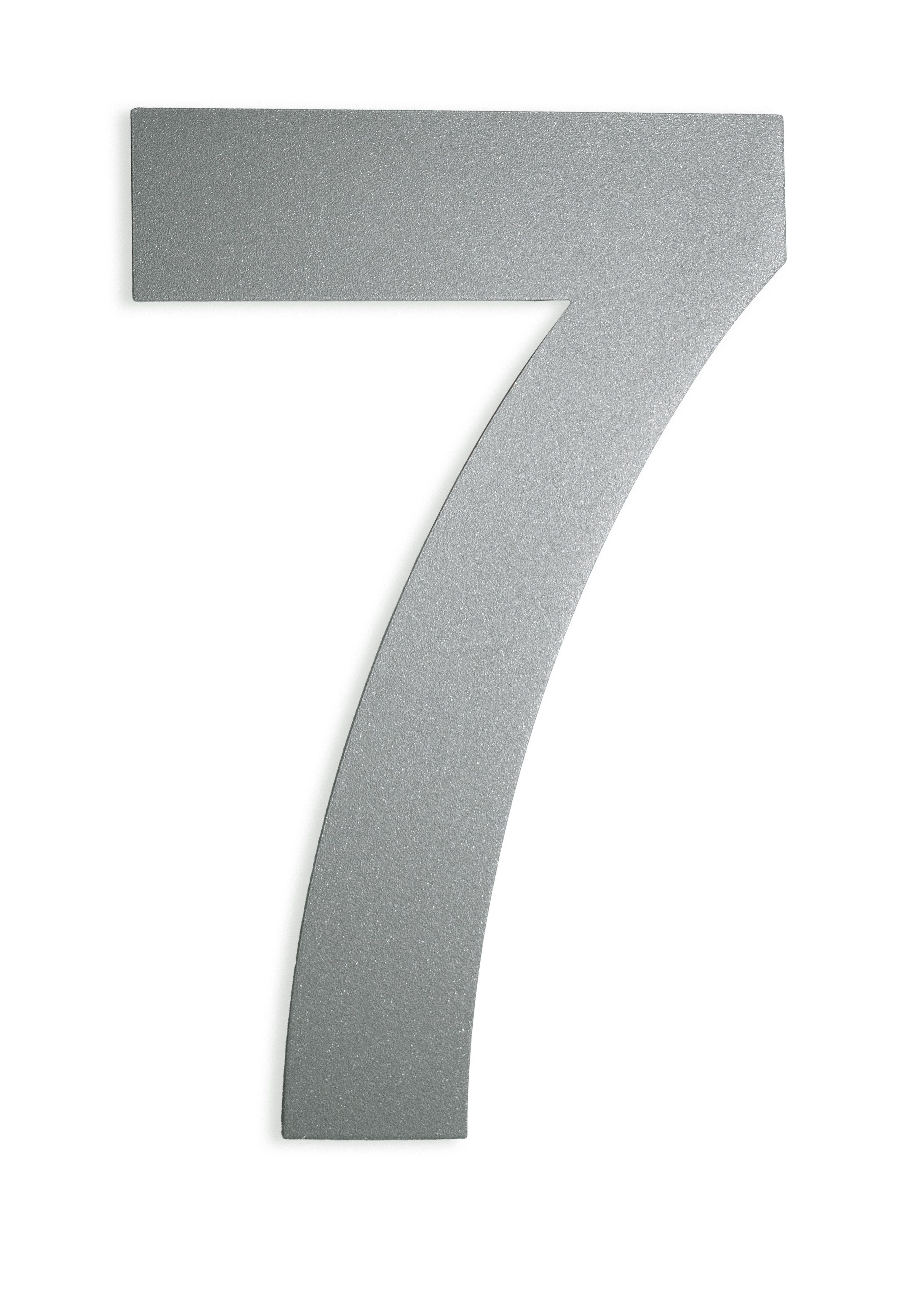 KTC Home Hausnummer KTC Premium Hausnummer Graualuminium 20cm