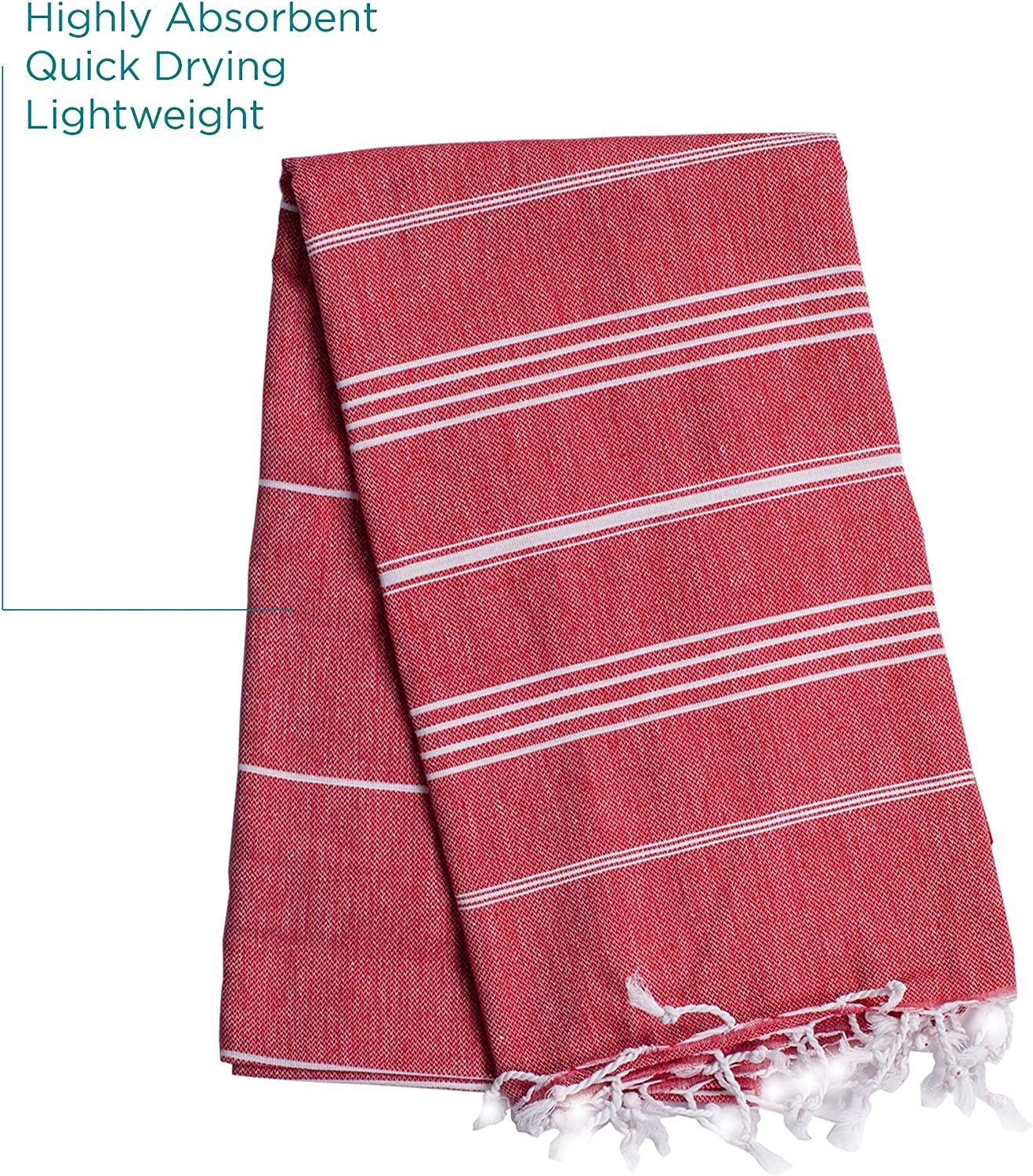 Turquoise Home Saunatuch 4er Pack Pestemal Küchetuch Handtuch 50x90cm Putztuch Badetuch, (4-St) – Bild 3 von 4