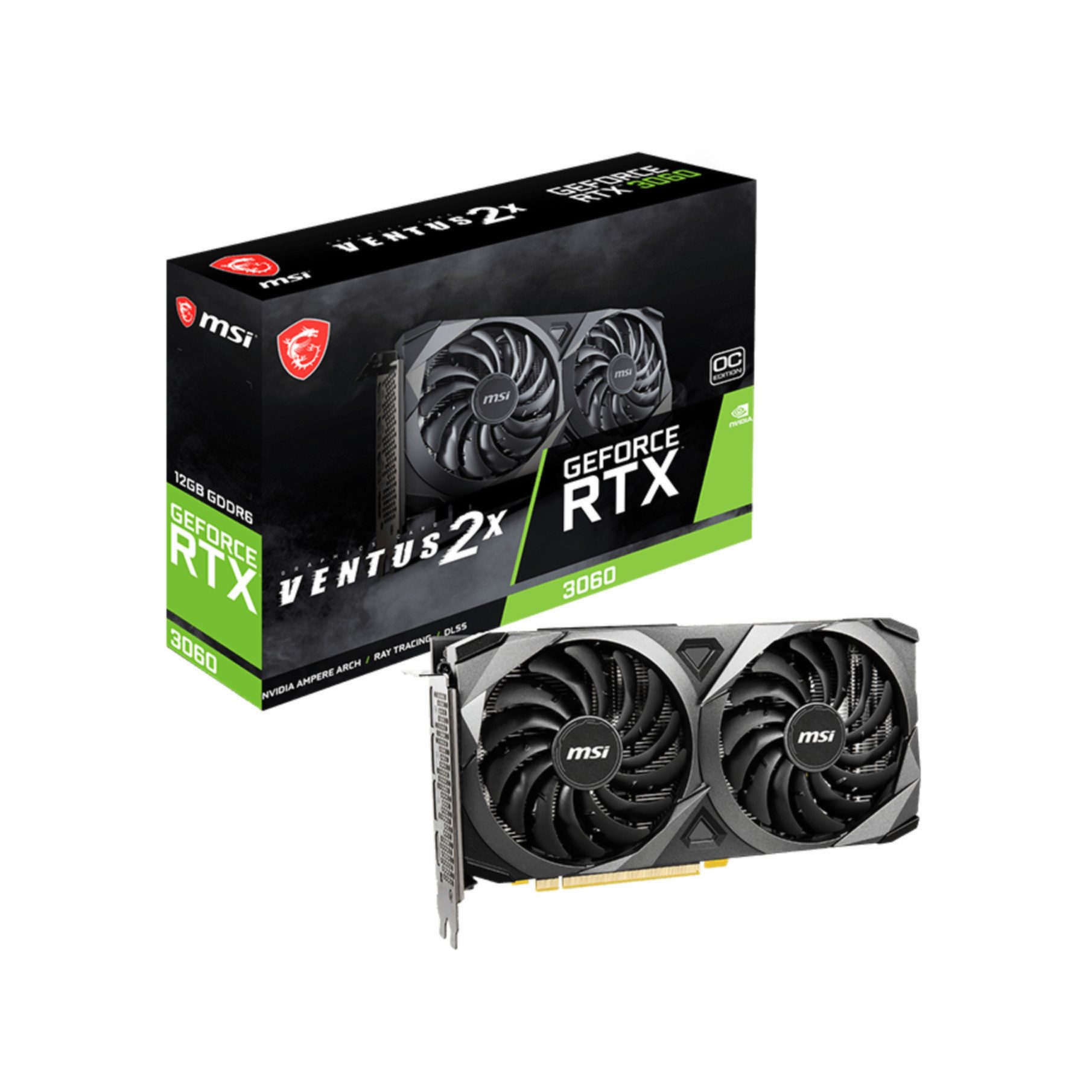 MSI GeForce RTX 3060 VENTUS 2X 12G OC Grafikkarte