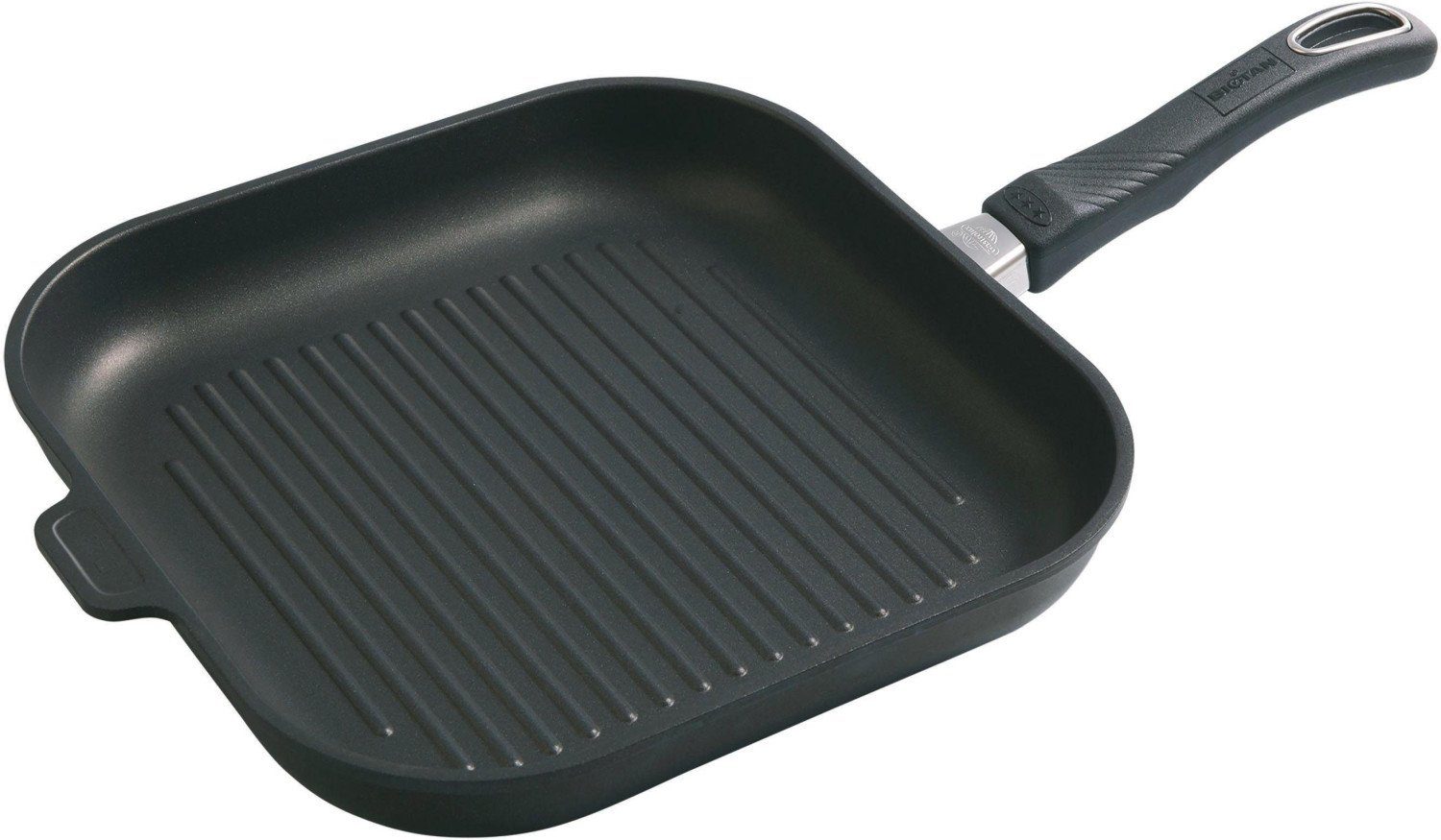 Gastrolux Bratpfanne GASTROLUX Biotan Guss Grillpfanne Viereckpfanne 28 x 28 cm