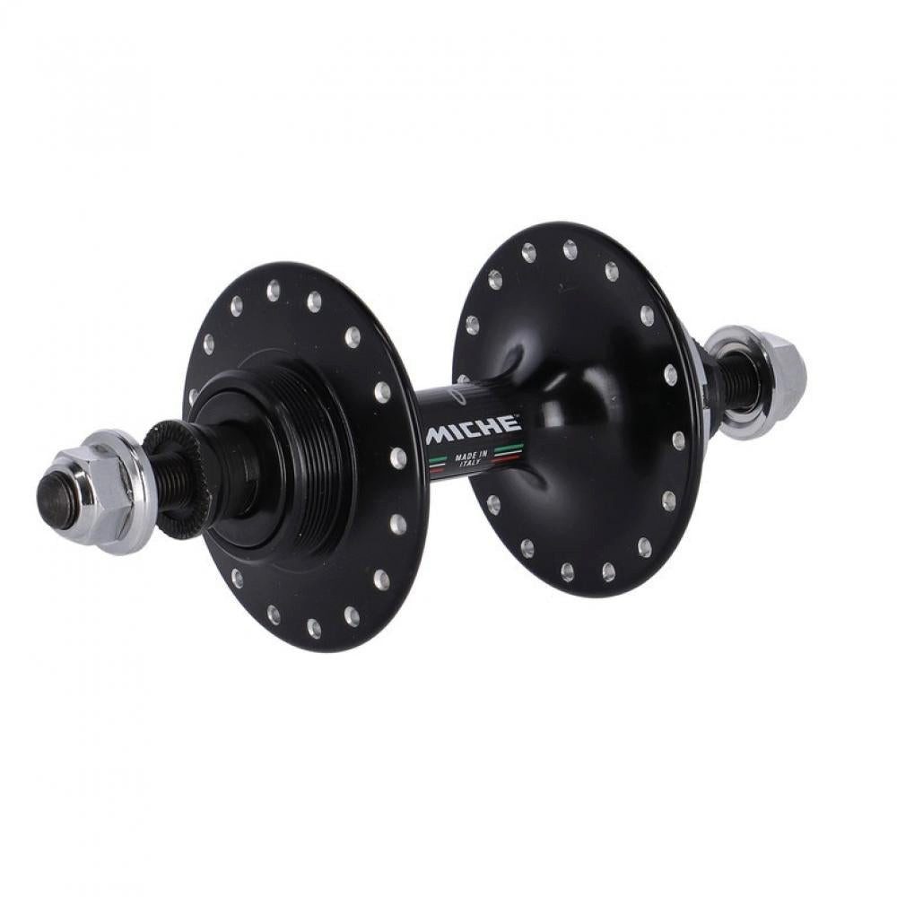 Miche Laufrad Miche Hinterradnabe Primato Pista-Strada 32 Loch Hochflansch schwarz
