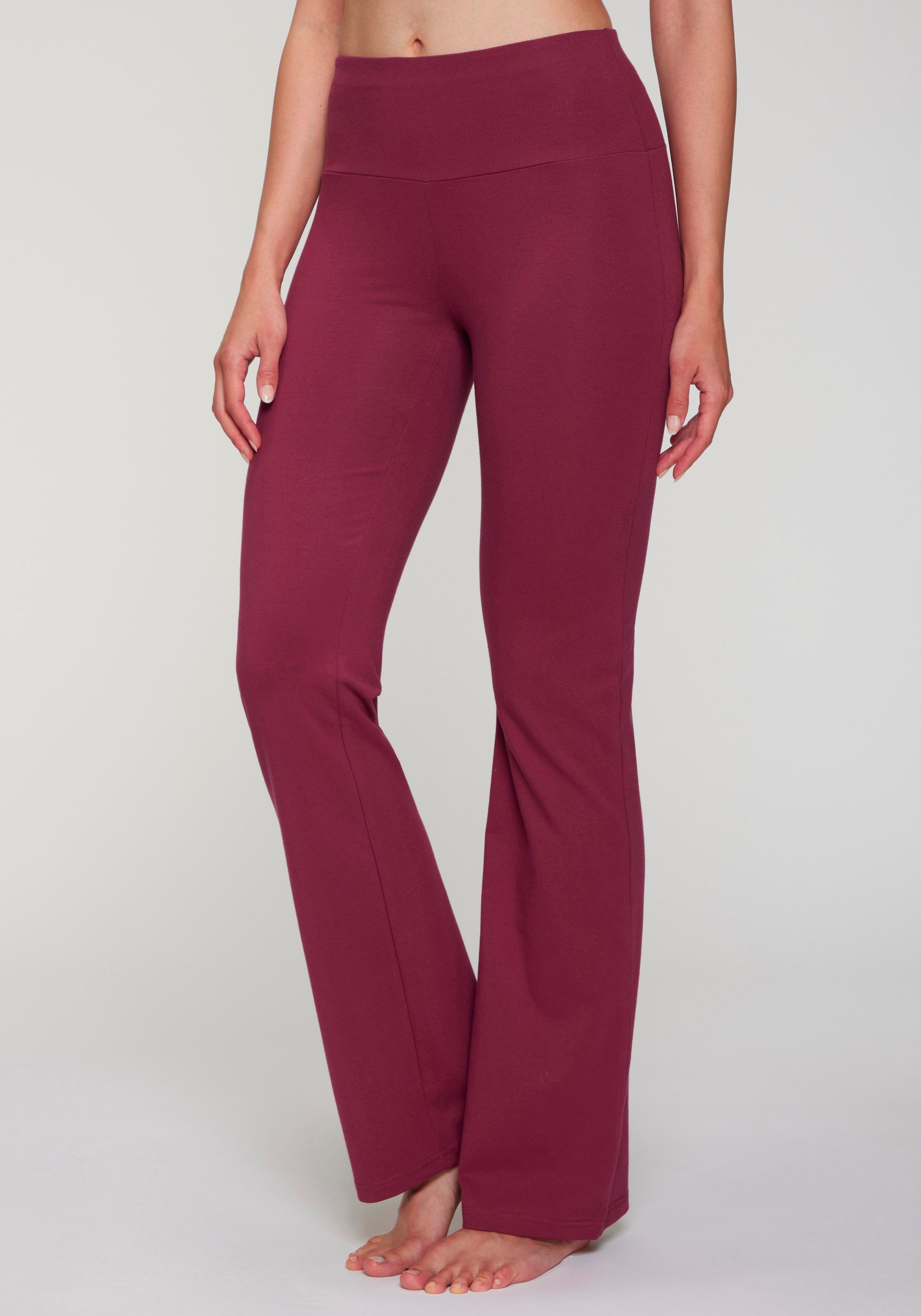 LASCANA ACTIVE Jazzpants mit breitem Bündchen