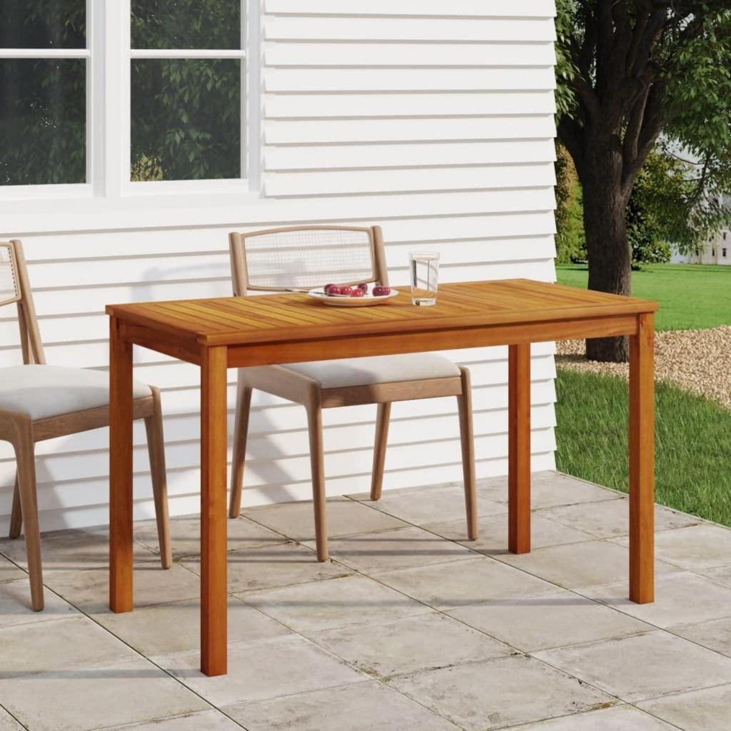 LuxusKollektion Gartentisch Gartentisch Akazie 110x55x67cm (1-St)