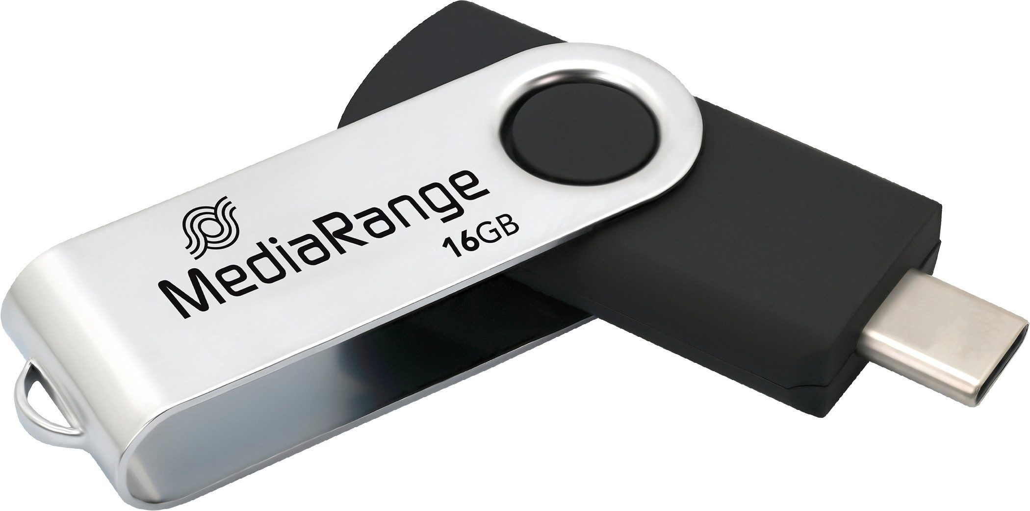 Mediarange USB Stick 16GB Speicherstick silber Typ C USB 3.2 Gen 1 USB-Stick – Bild 3 von 3