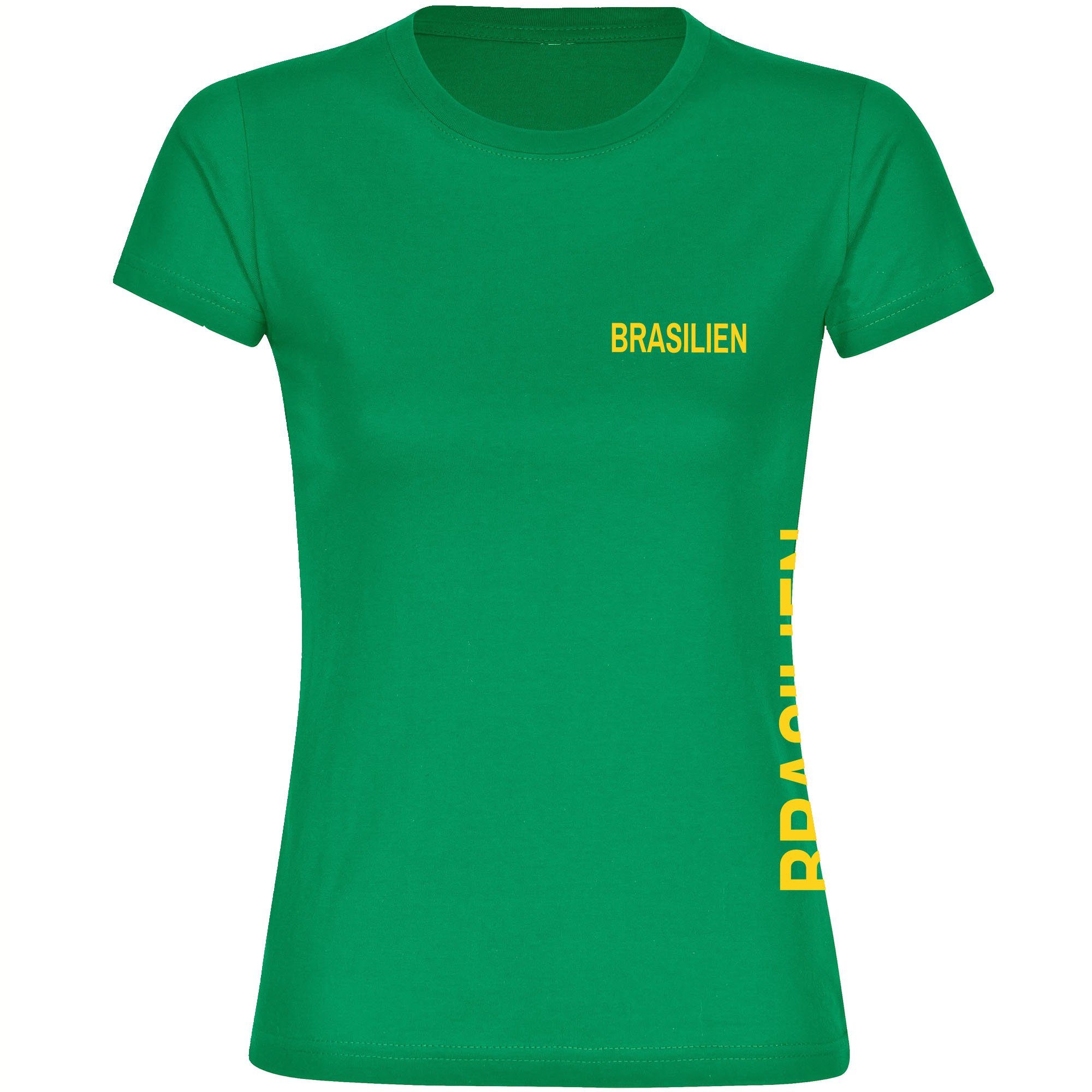 multifanshop T-Shirt Damen Brasilien - Brust günstig online kaufen