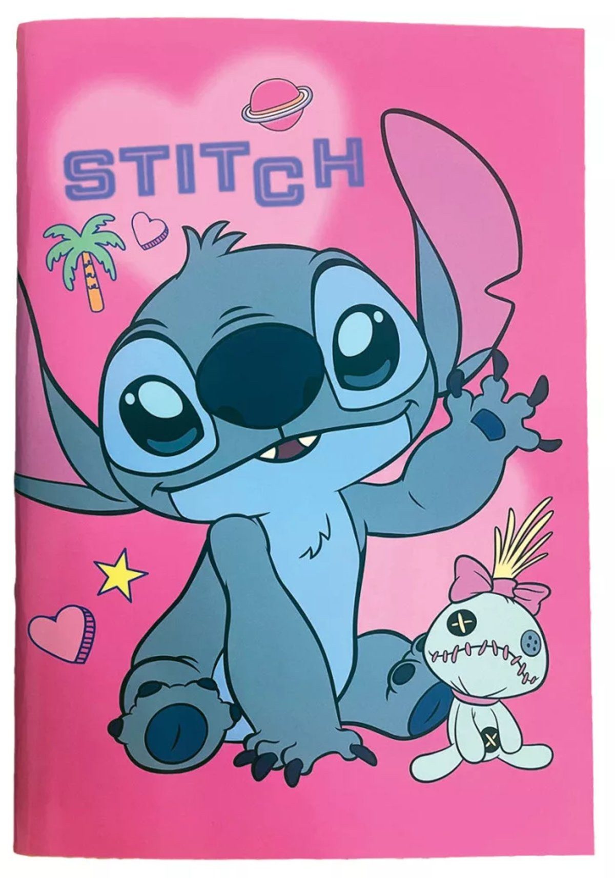Disney Kreativset Disney Lilo und Stitch Palm B/5 liniertes Heft 40 Blatt