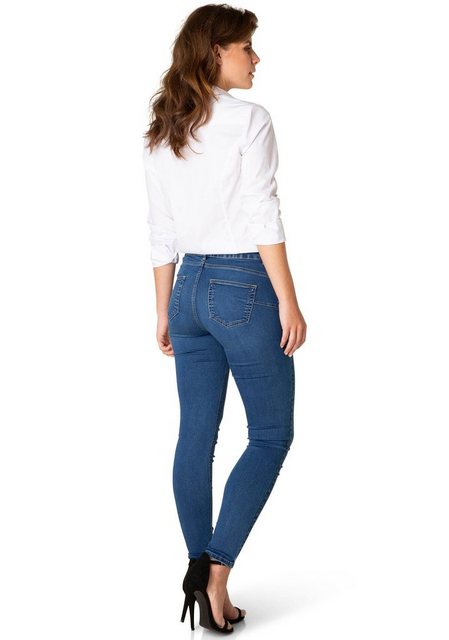 Hosen - DNIM by Yest Slim fit Jeans »Joy« Schmale geschnittener Slim Fit › blau  - Onlineshop OTTO
