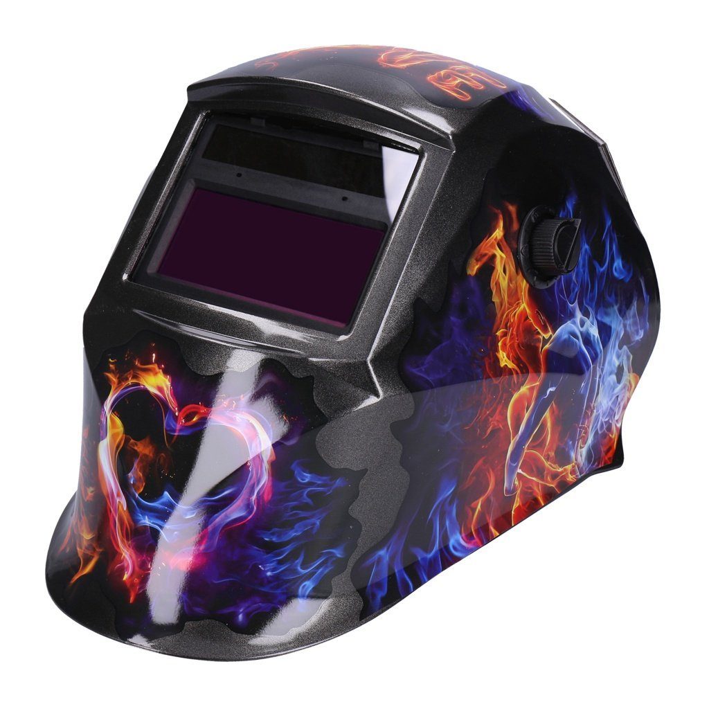 TP Schutzhelm Automatik Solar Schweißhelm mit UV-Schutz, autom. Verdunkelung, Feuerh