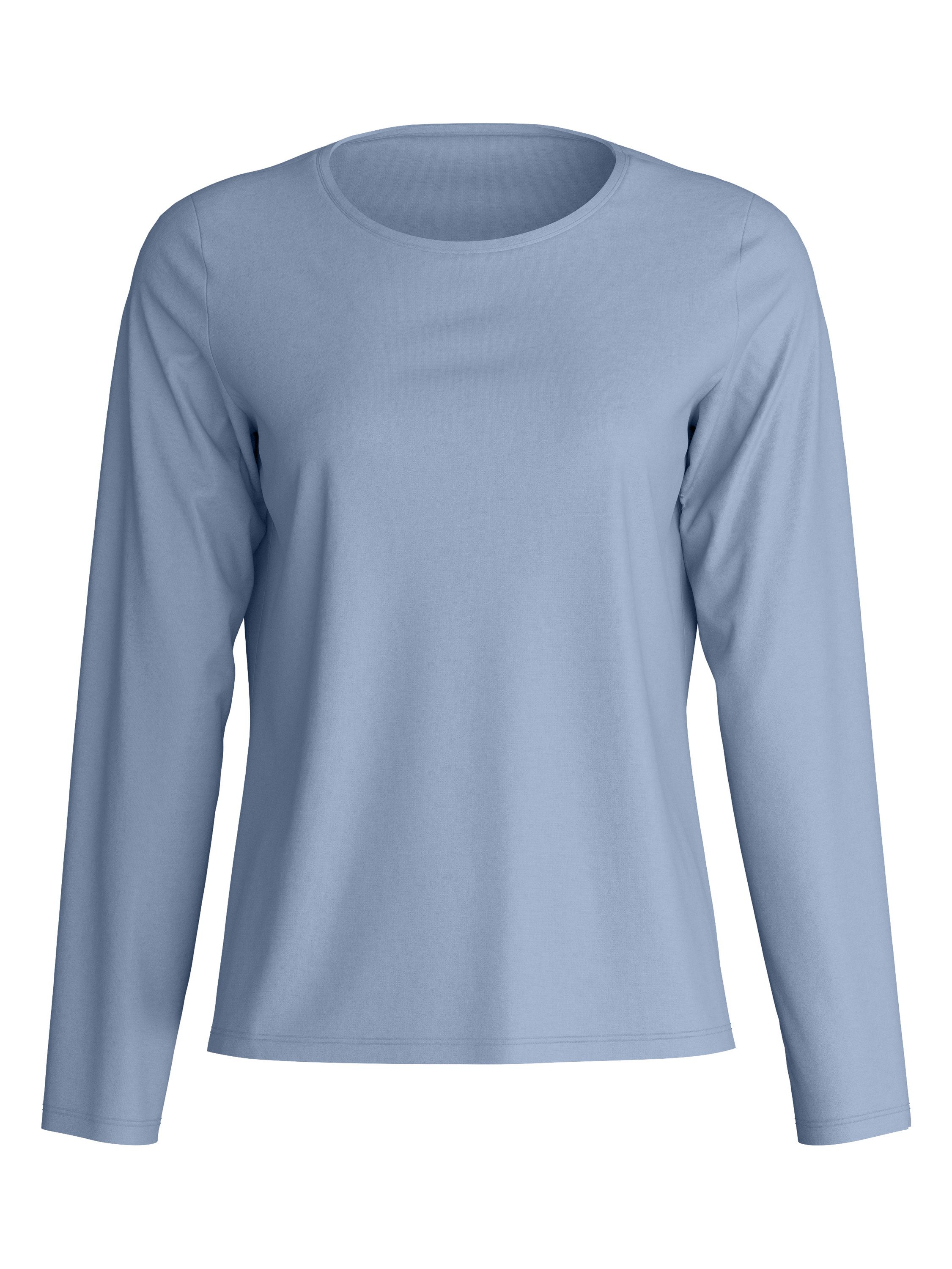 CALIDA Langarmshirt Favourites Arts Damen (1-tlg) weiche Baumwolle, glatt und angenehm komfortabel