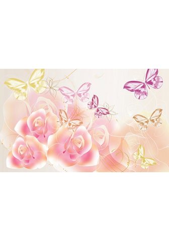 CONSALNET Фотообои »Schmetterlinge Blumen&...