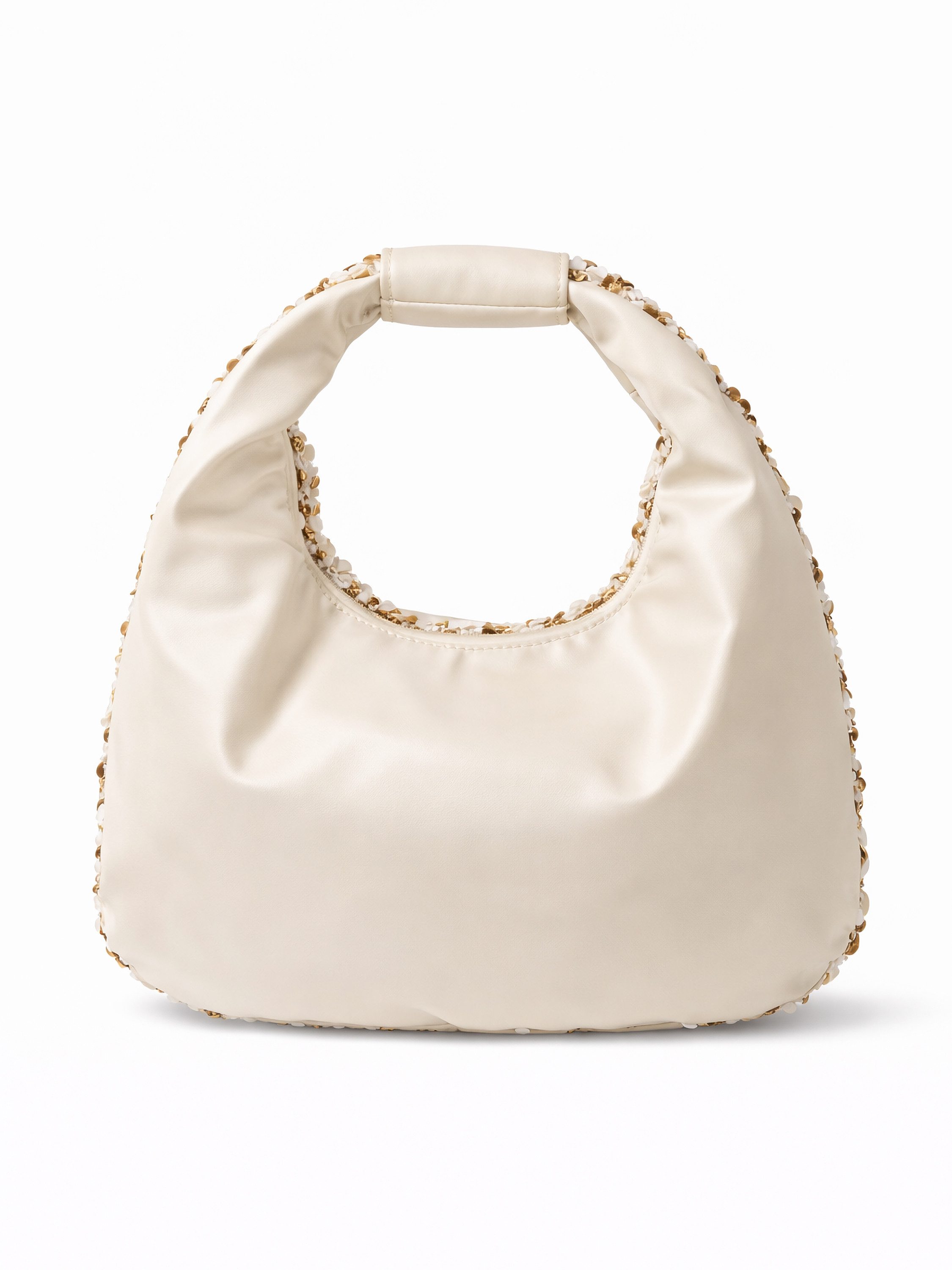 TONI&FRIENDS Schultertasche Pailetten, ovale Schultertasche mit Pailetten