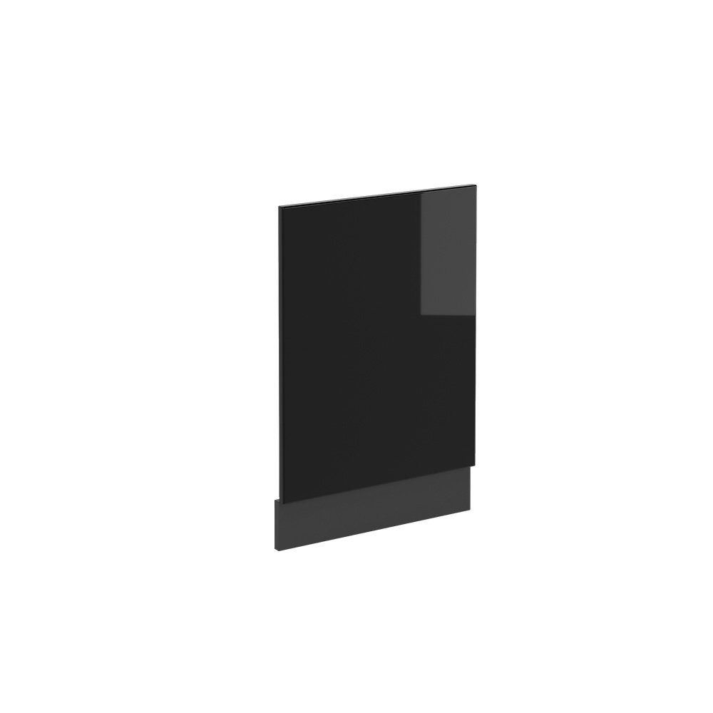 Vicco Frontblende R-Line, Schwarz Hochglanz/Anthrazit, 45 cm ohne Arbeitsplatte (1 St)