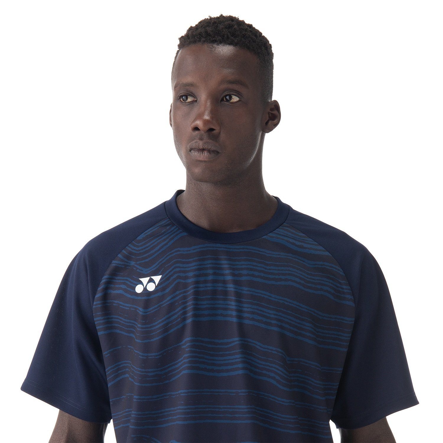 Yonex T-Shirt Crew Neck Club Team YM0050 (100% Polyester) 2025 navyblau Her günstig online kaufen