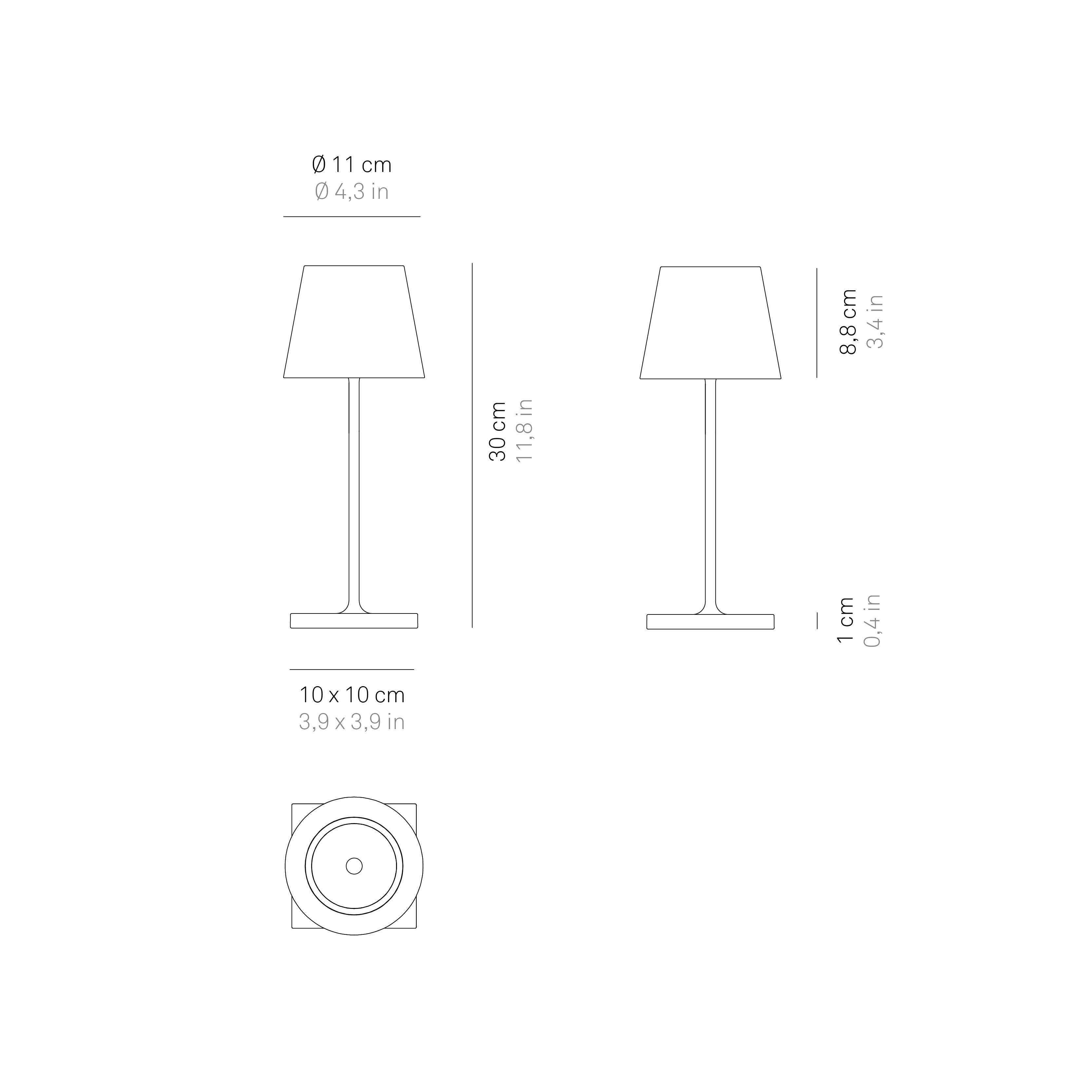 Zafferano LED Tischleuchte Poldina Mini Pro, günstig online kaufen