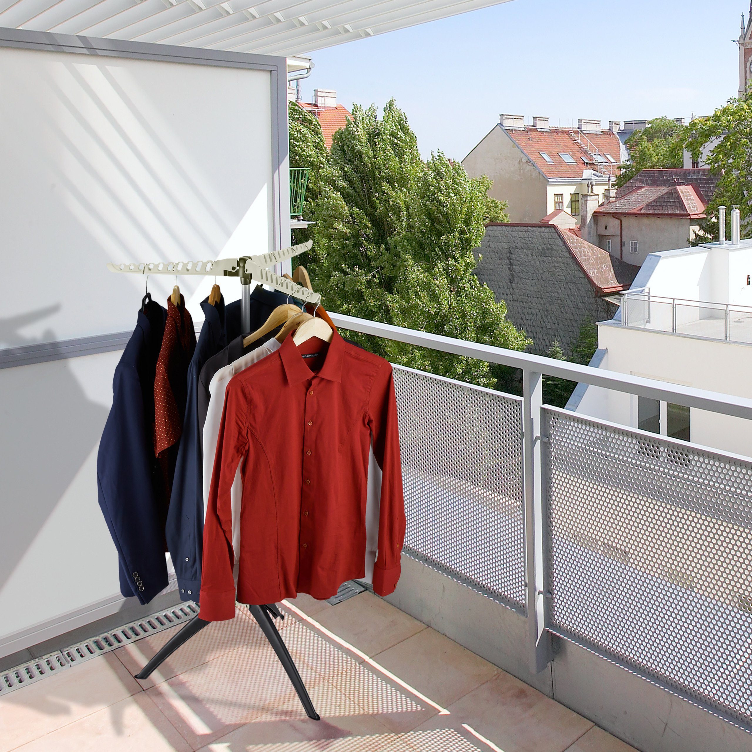 relaxdays Wäscheständer Hemden Wäscheständer für 33 Bügel