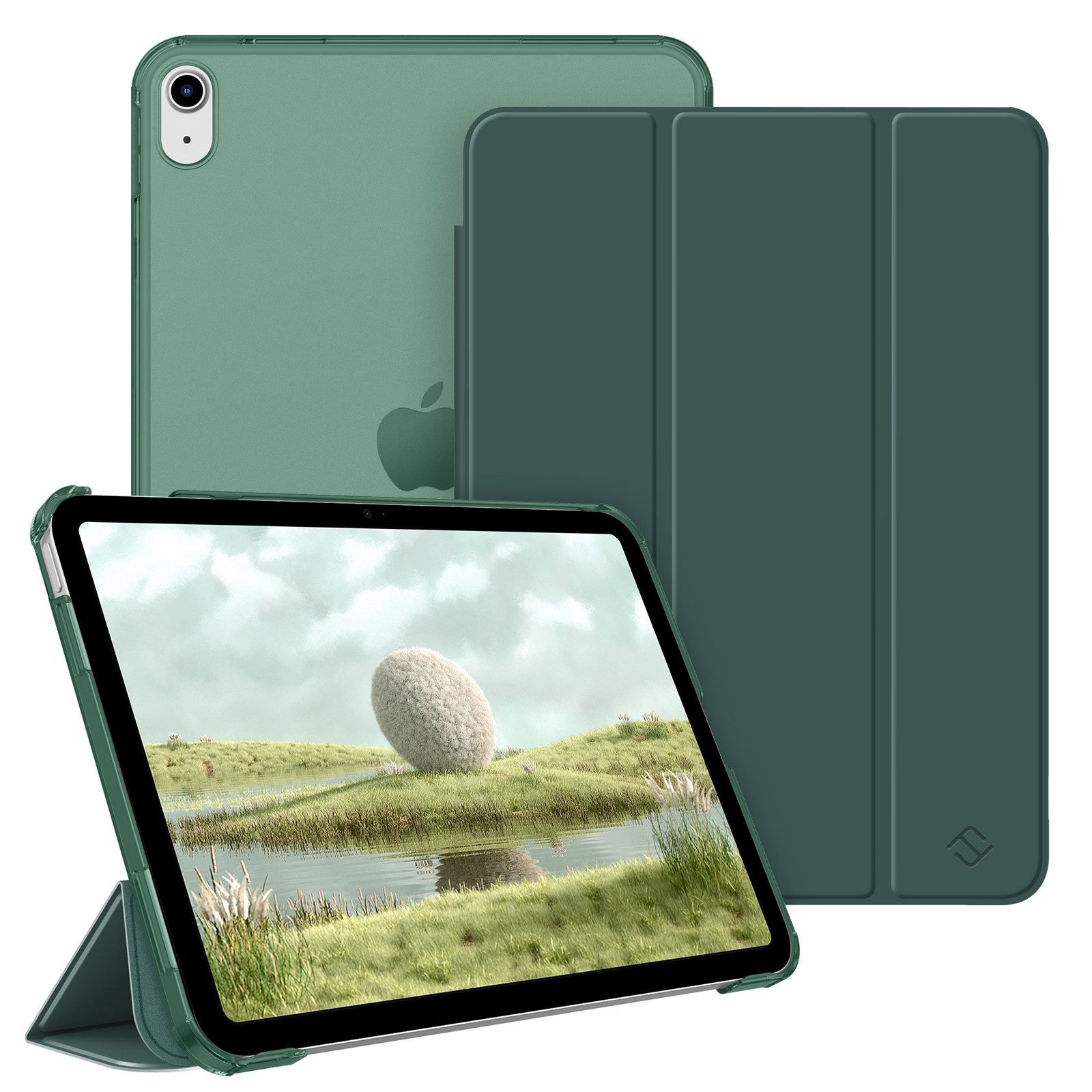 Fintie Tablet-Hülle für iPad 11. Generation 2025 (A16) 11 Zoll, iPad 10. Generation 2022 10.9 Zoll, Ultradünn Case mit transparenter Rückseite Abdeckung, Auto Schlaf/Wach