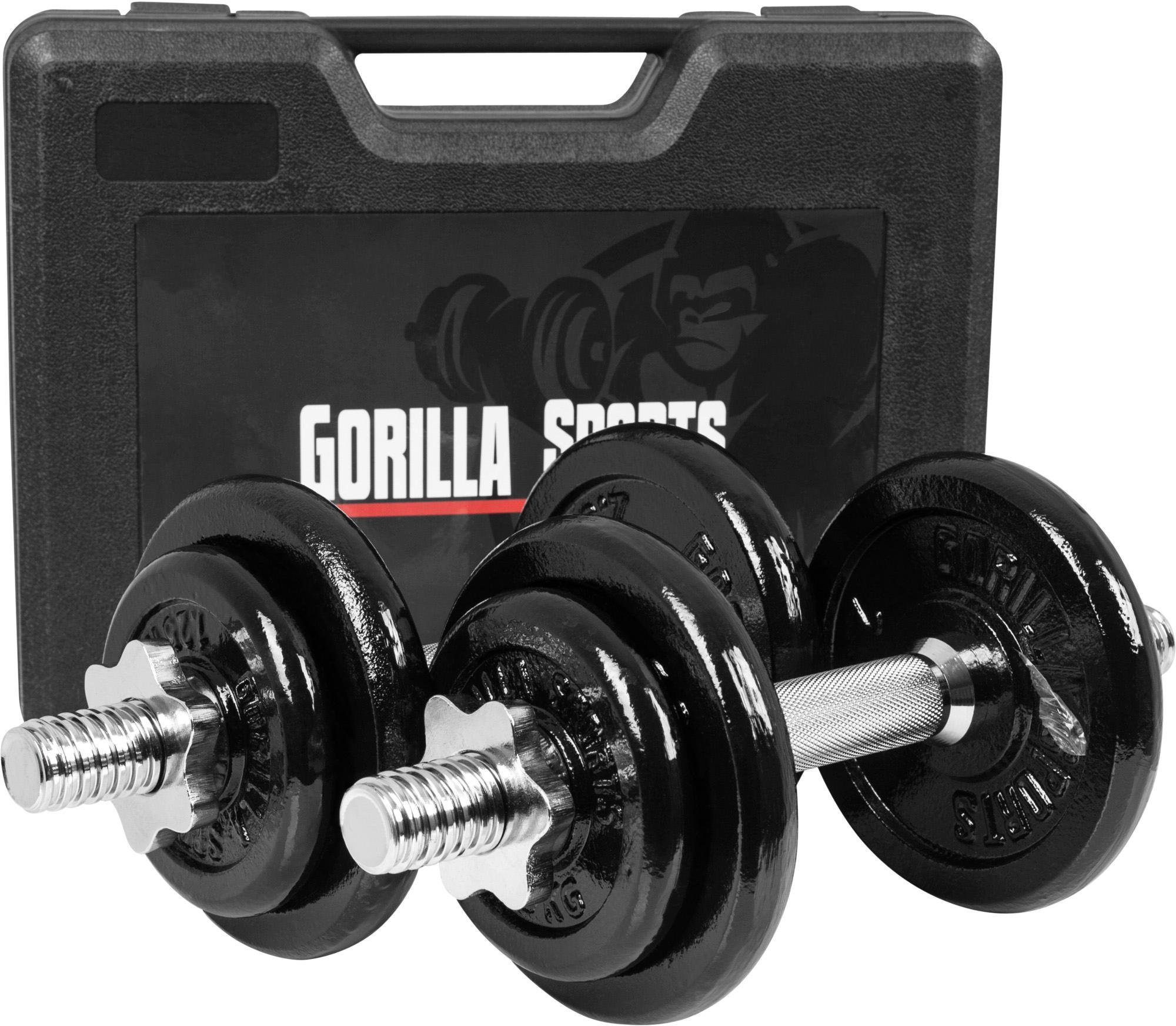 GORILLA SPORTS Hantel-Set, 20 kg, Hochwertige Hantel-Set-Kombination online  kaufen | OTTO