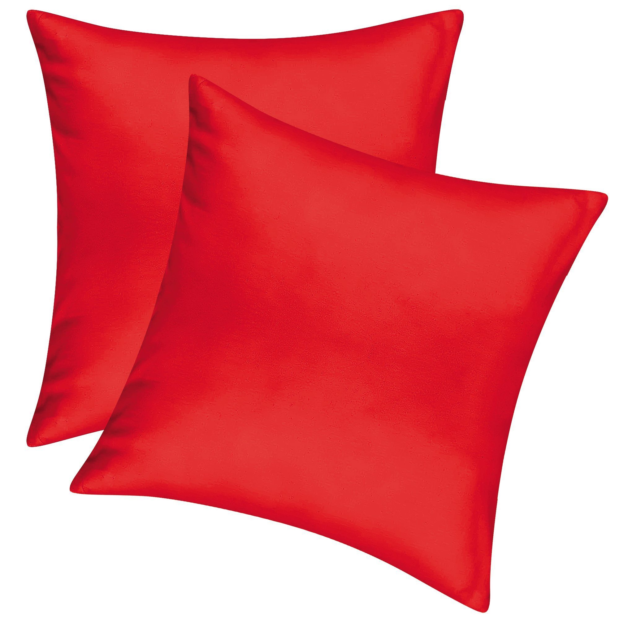 Pataya Kissenbezug 100% Baumwolle, weiche Kopfkissenbezug, Kissenhülle, Kissenbezüge, (2 Stück), Weich und Atmungsaktiv, Jersey, 140 g/m²