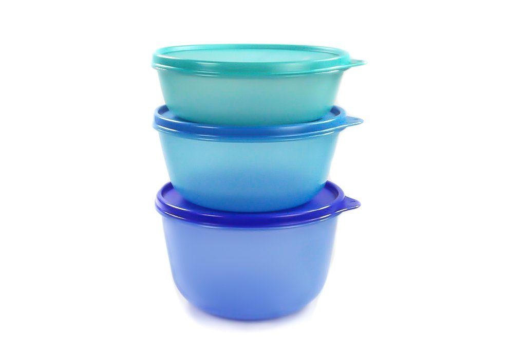 Clarissa 1,4 + TUPPERWARE 1,9 + L dunkelblau 950 L Kühlschrank TUPPERWARE Frischhaltedose blau