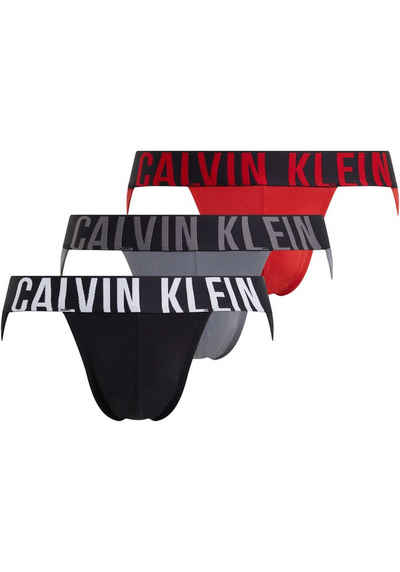 Calvin Klein Underwear String JOCK STRAP 3PK (Packung, 3-St., 3er) mit Logo-Stretchbund